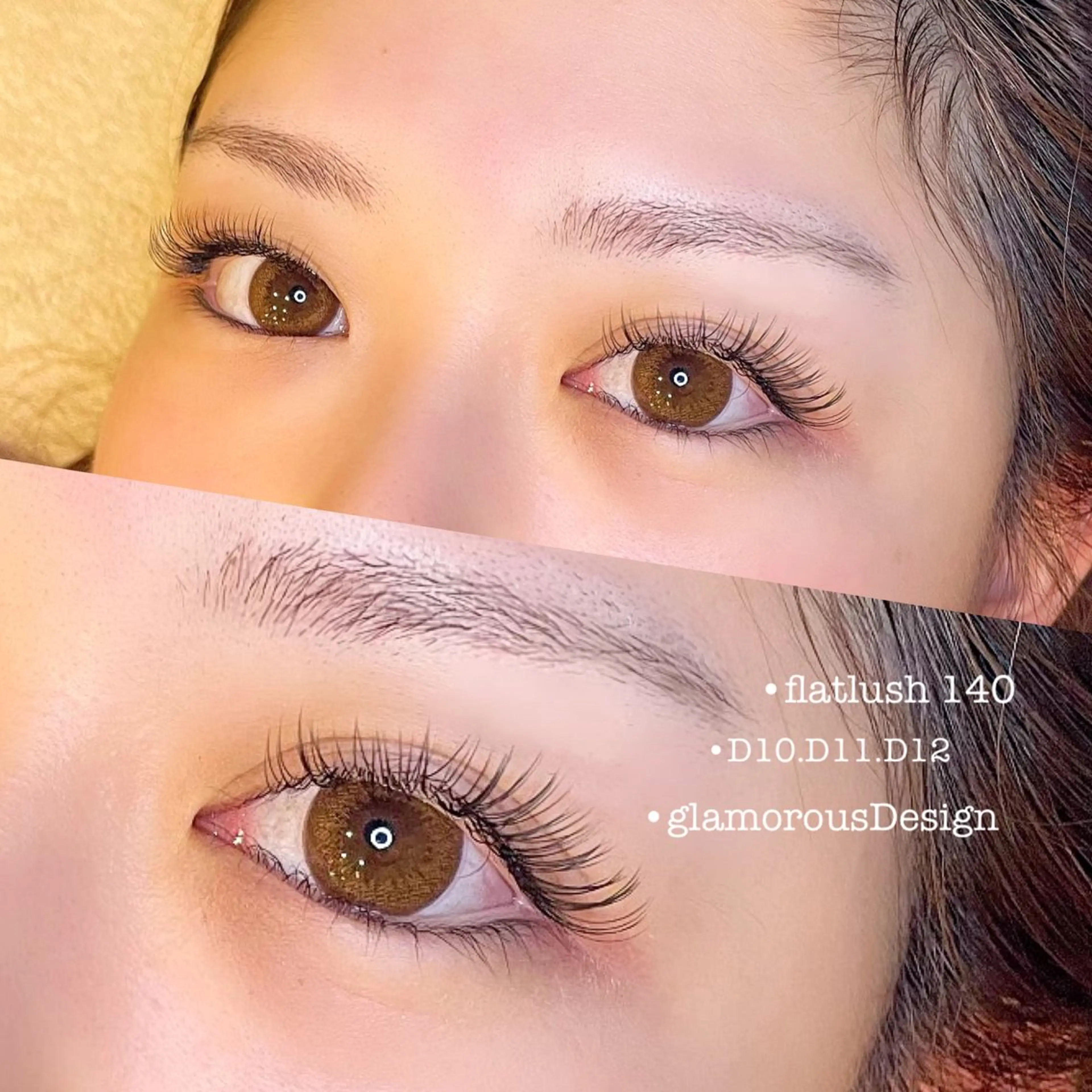マツエク・マツパ SET SALON COURAGE所属・courage 徳田のマツエク・マツパデザイン