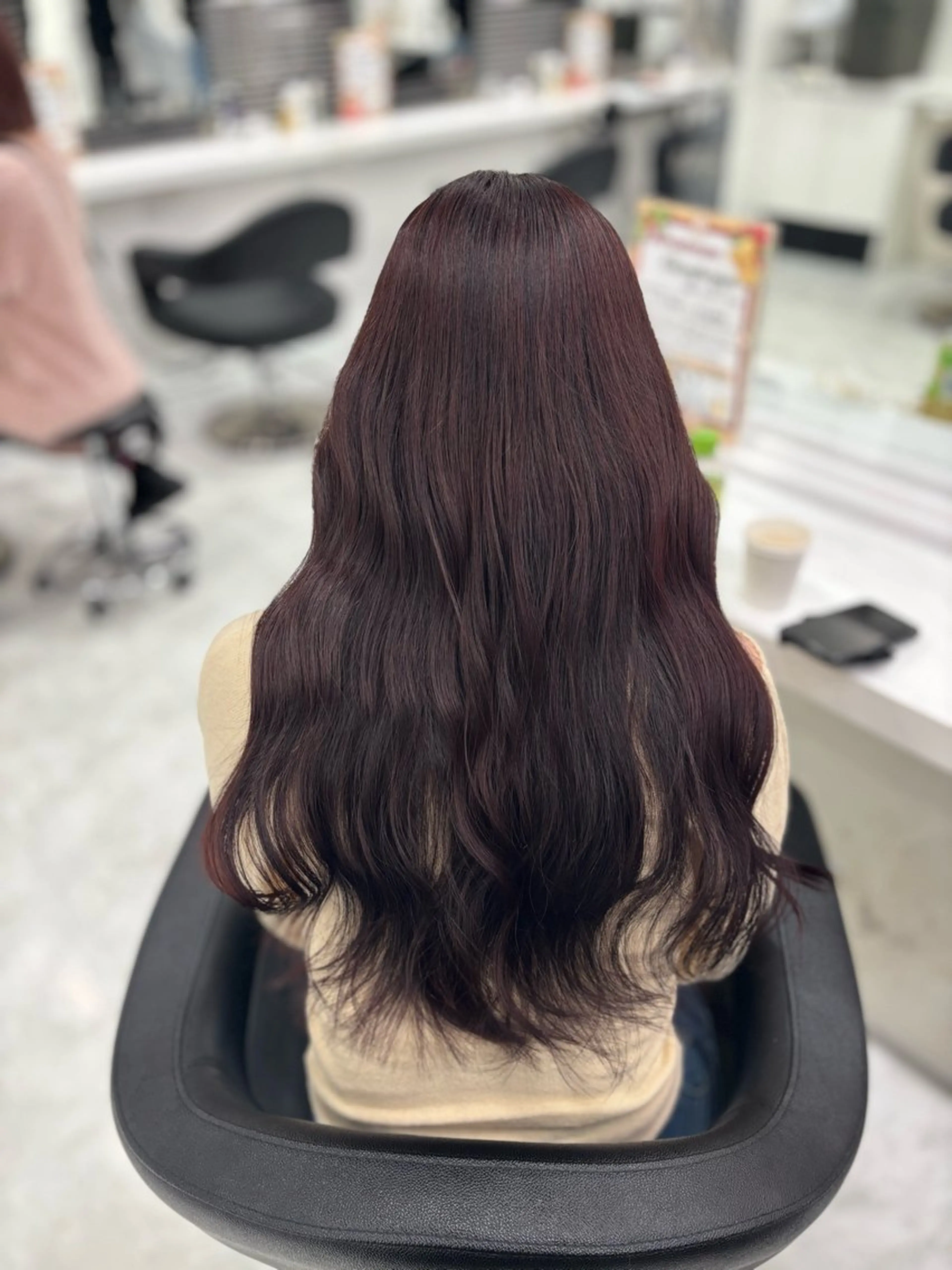 ロング ヘアカラー トリートメント ヘアセット お洒落暖色 🍒AOI🍒のヘアスタイル