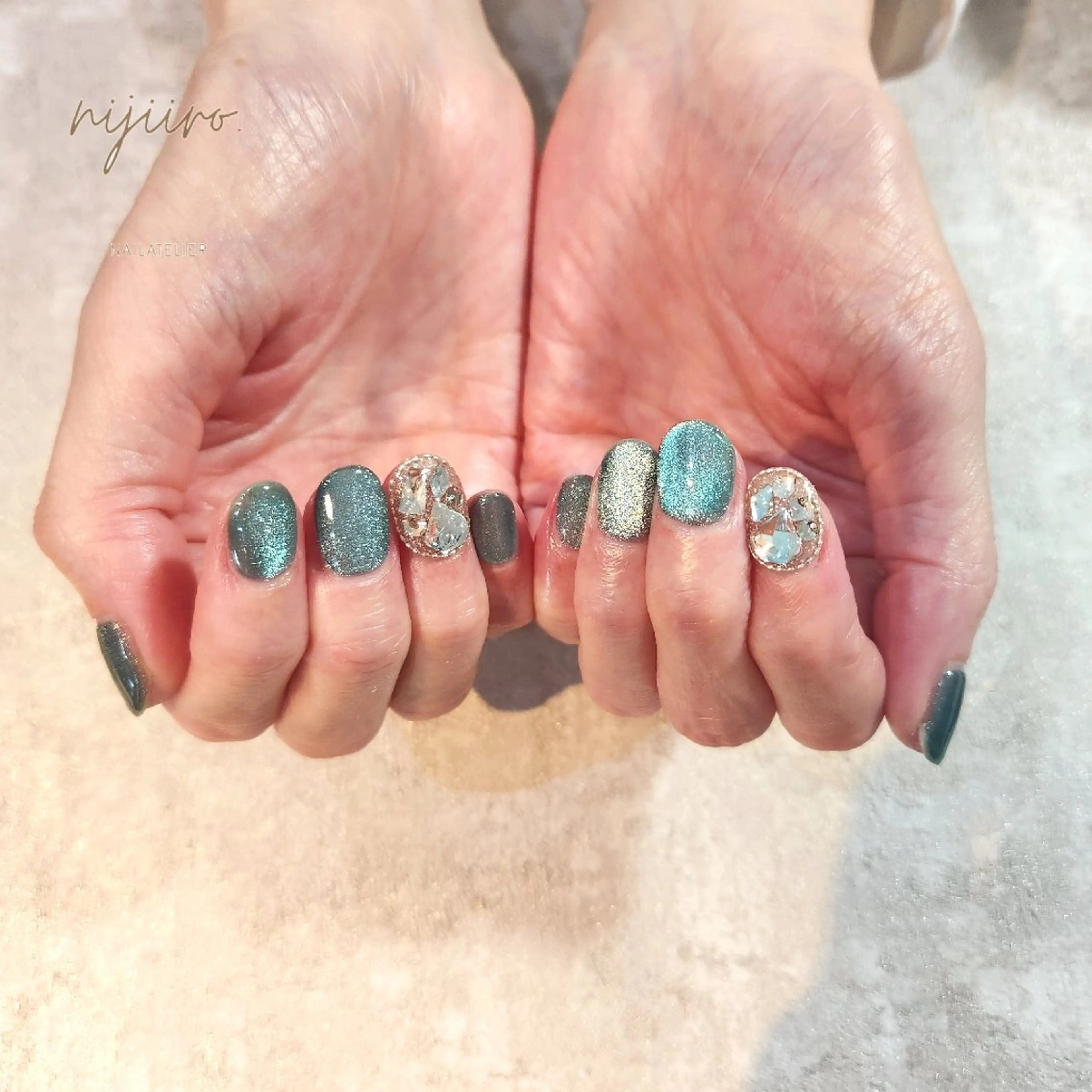 ネイル ハンドネイル nailatelier nijiiro.所属・nijiiro🌈 サトウのネイルデザイン