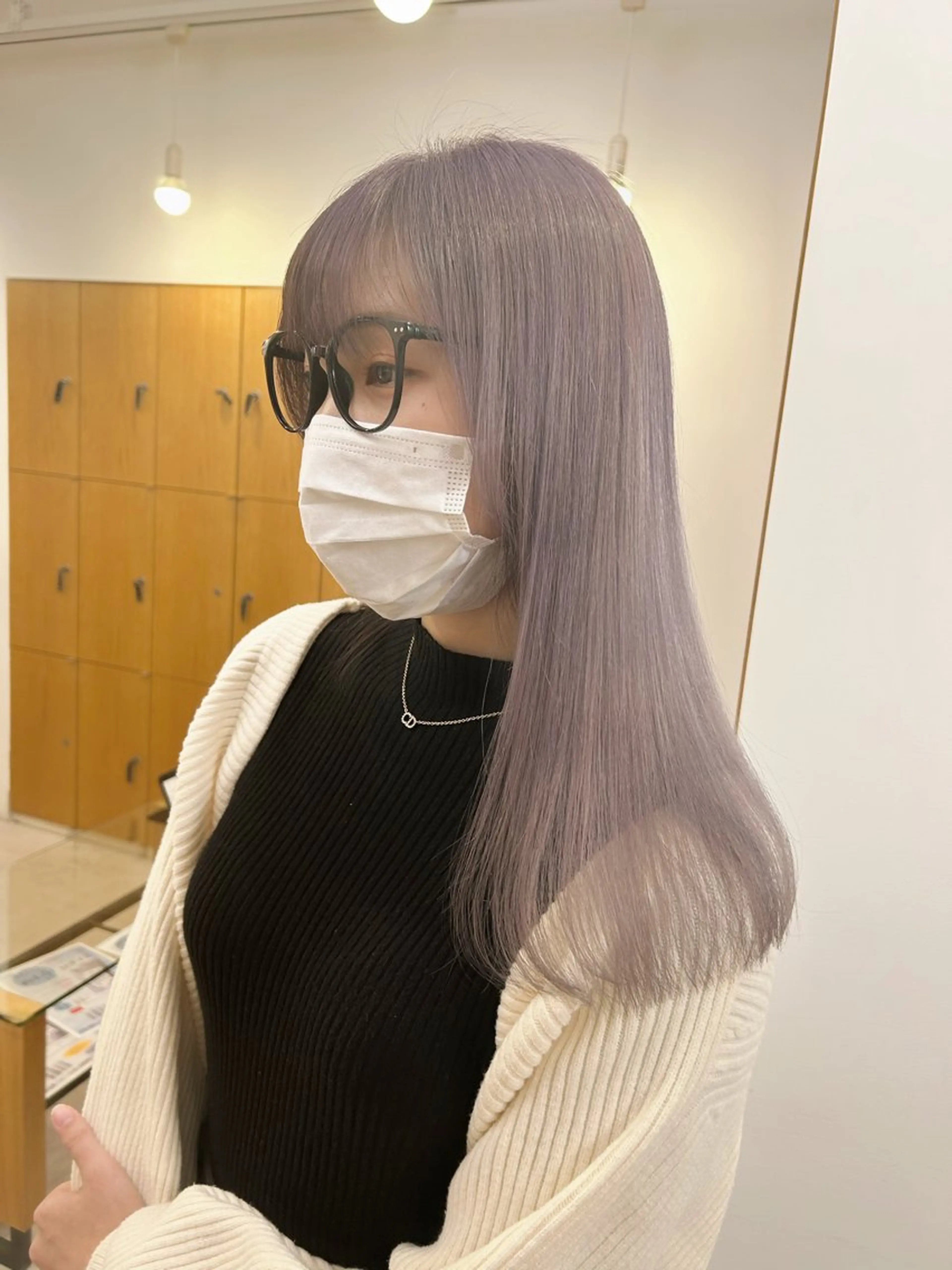 ロング カラー ヘアカラー 仙台ブリーチカラー デザインカラーあすかのヘアスタイル