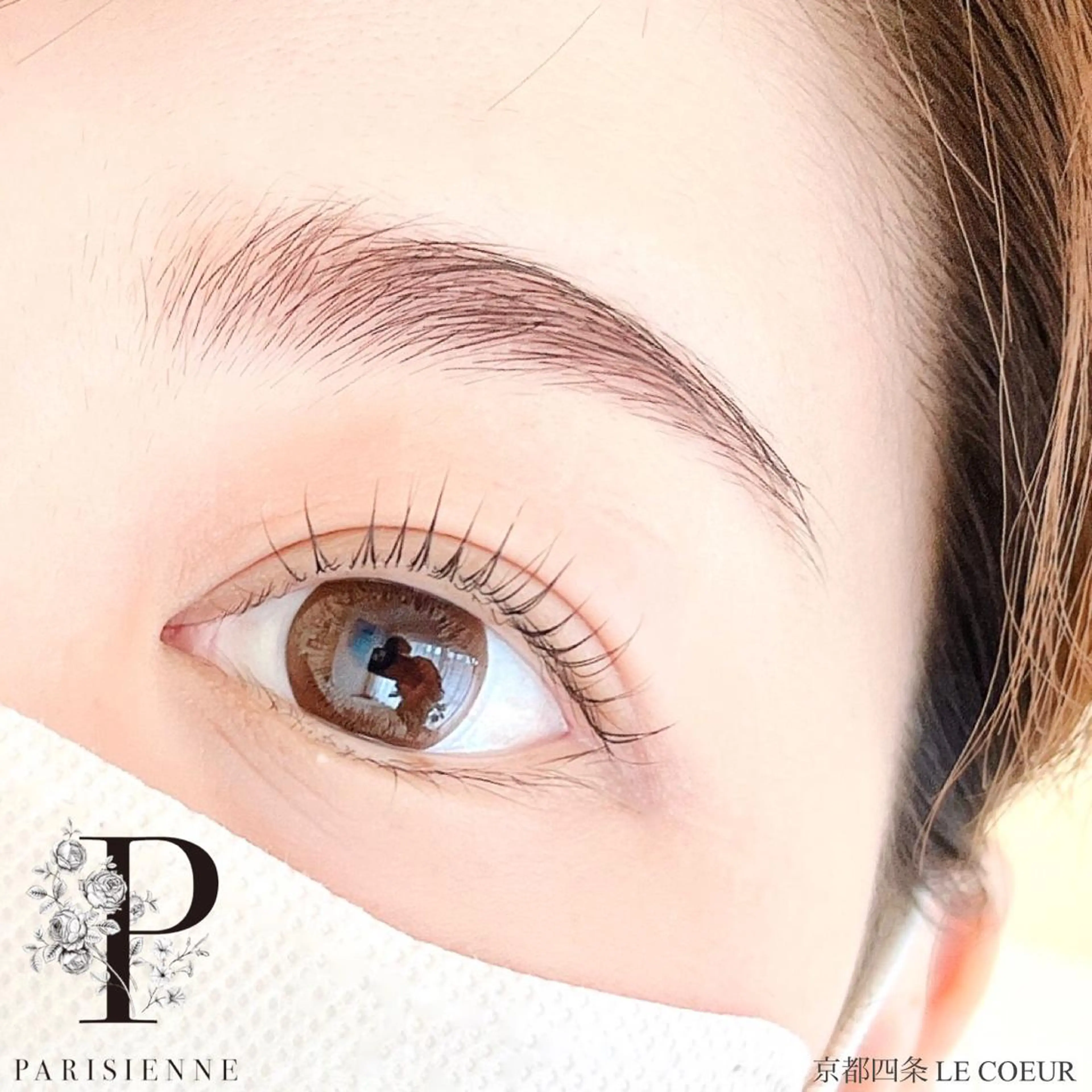 マツエク・マツパ パリジェンヌラッシュリフト まつげパーマ 下まつげエクステ 一重×まつ毛パーマ eyelash&eyebrow Luminous所属・Luminous まつげ&眉毛 専門店のマツエク・マツパデザイン