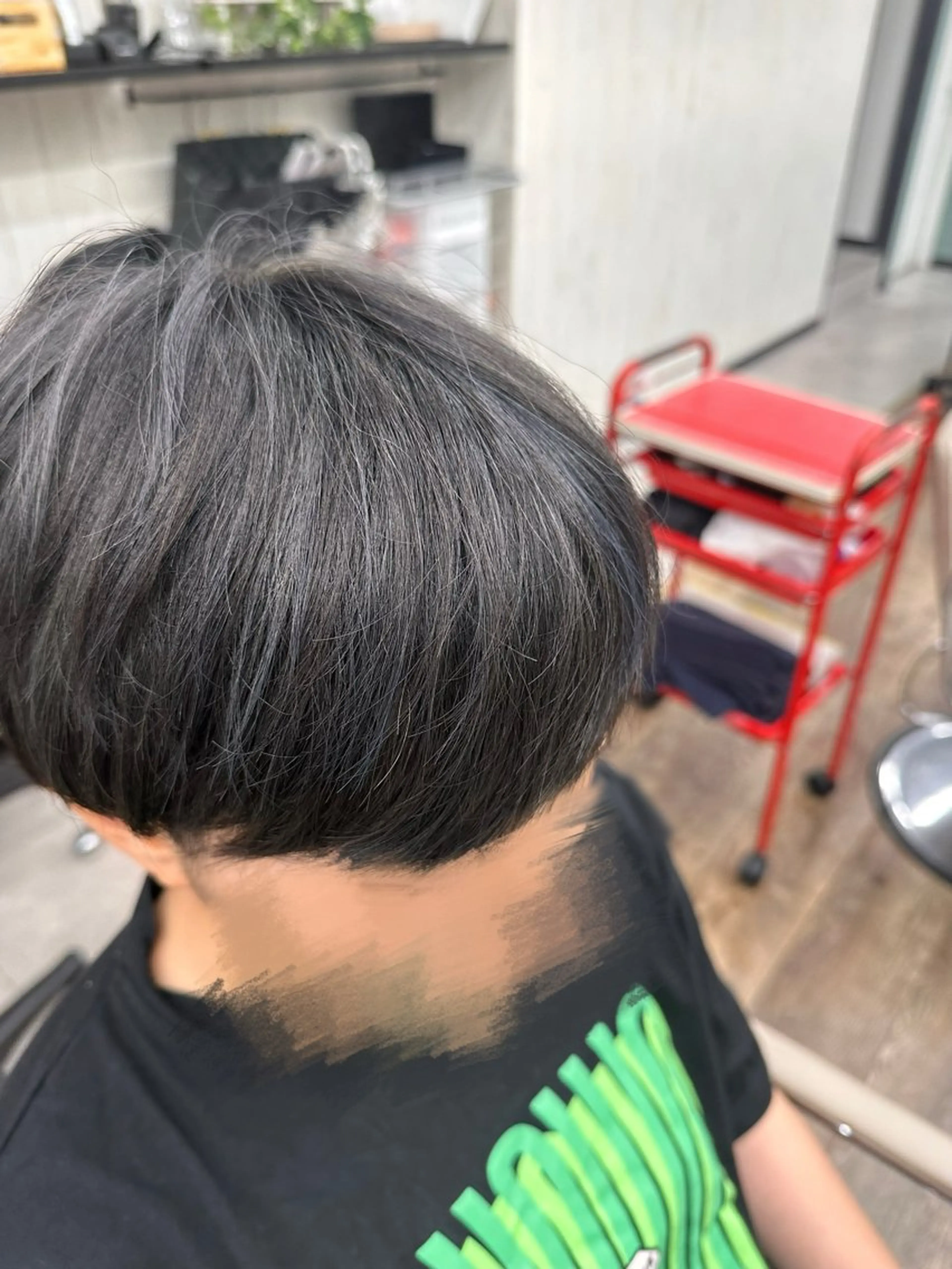 ショート カラー ブリーチ ケアブリーチ ハイライトカラー ハイライト Uhair本山所属・⟡.·mamiya 縮毛矯正/ヘアセットのヘアスタイル