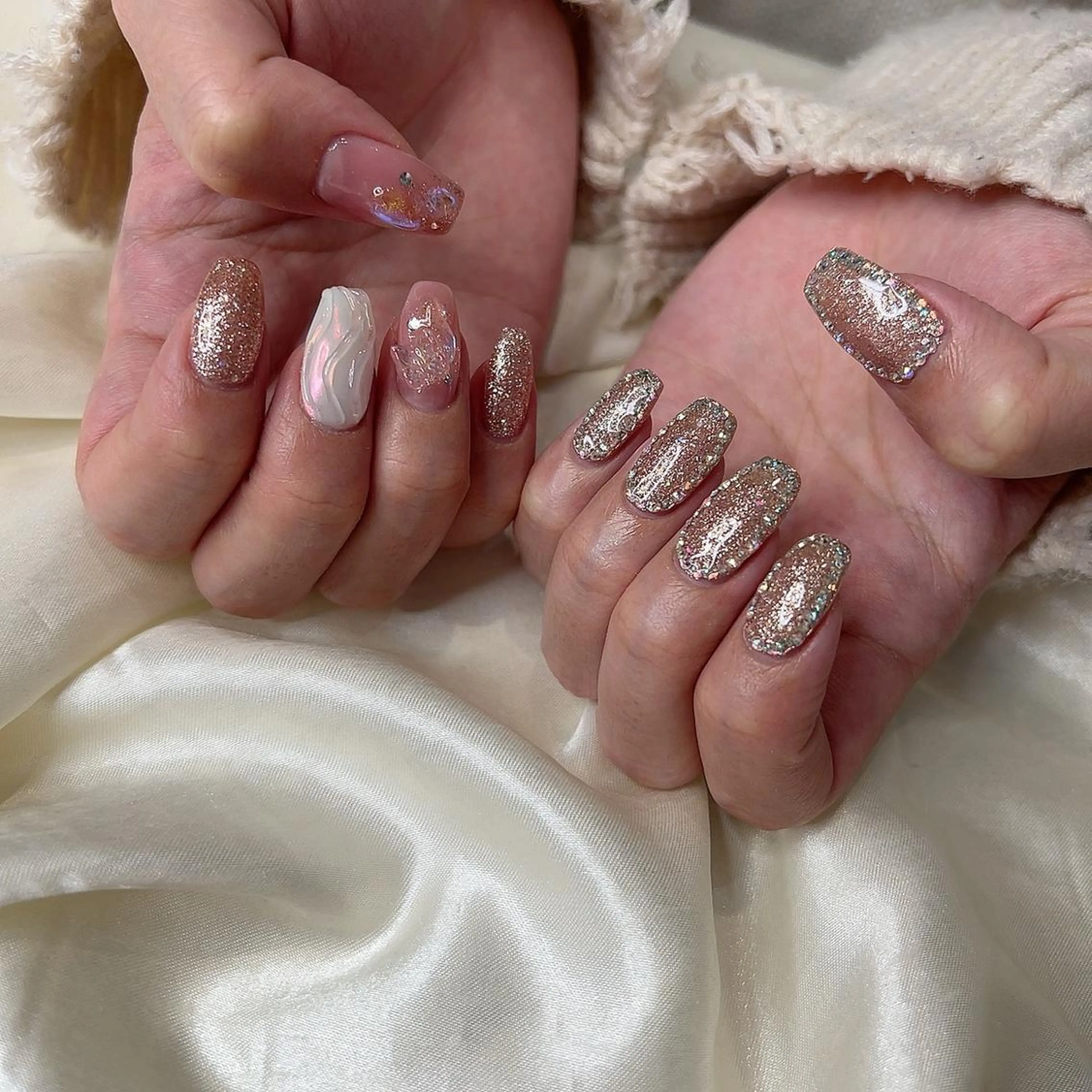 ネイル ハンドネイル 西岡 杏のネイルデザイン