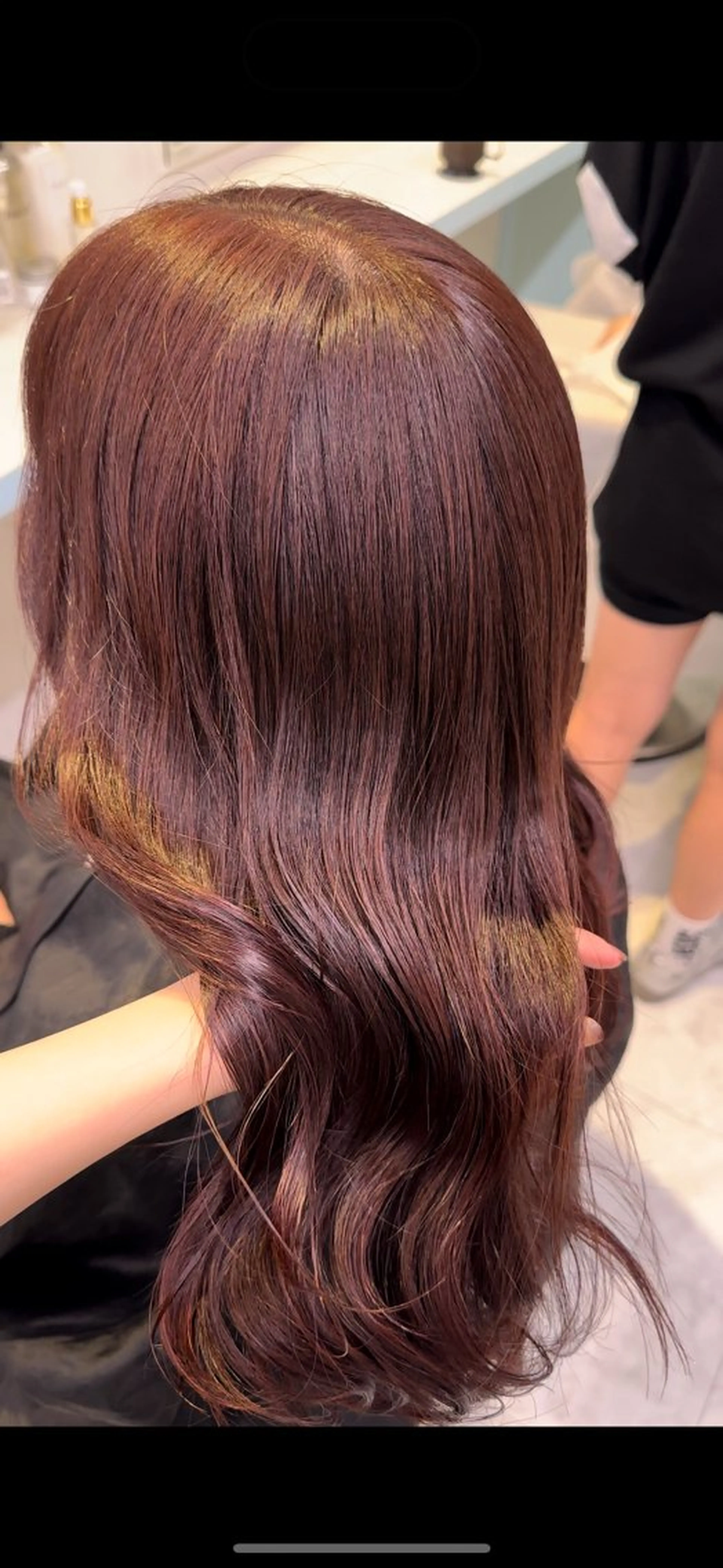 ロング カラー カット ヘアカラー ♥️暖色モテカラ ー♥️由夏のヘアスタイル