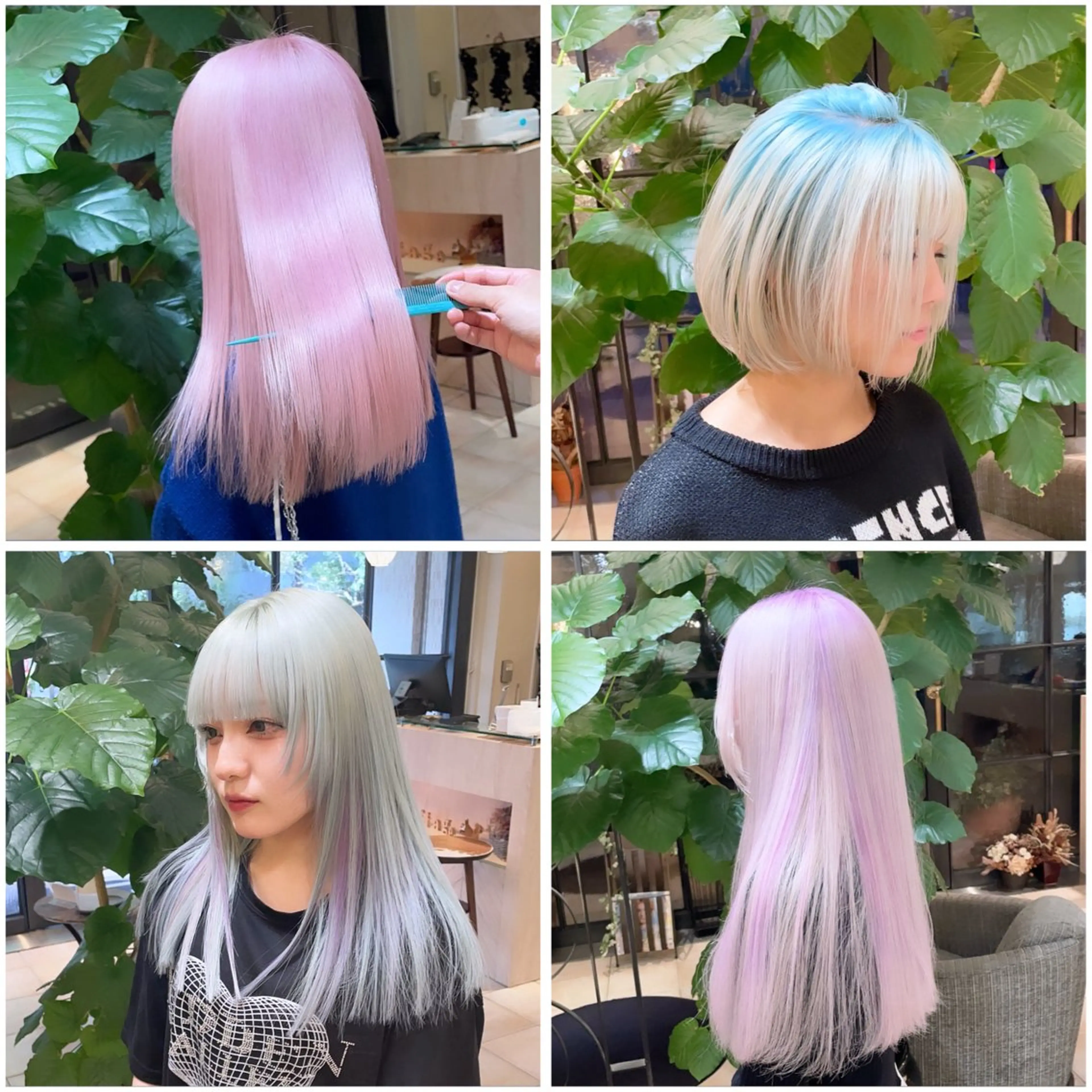 セミロング カラー tet 店長 RIKITOのヘアスタイル