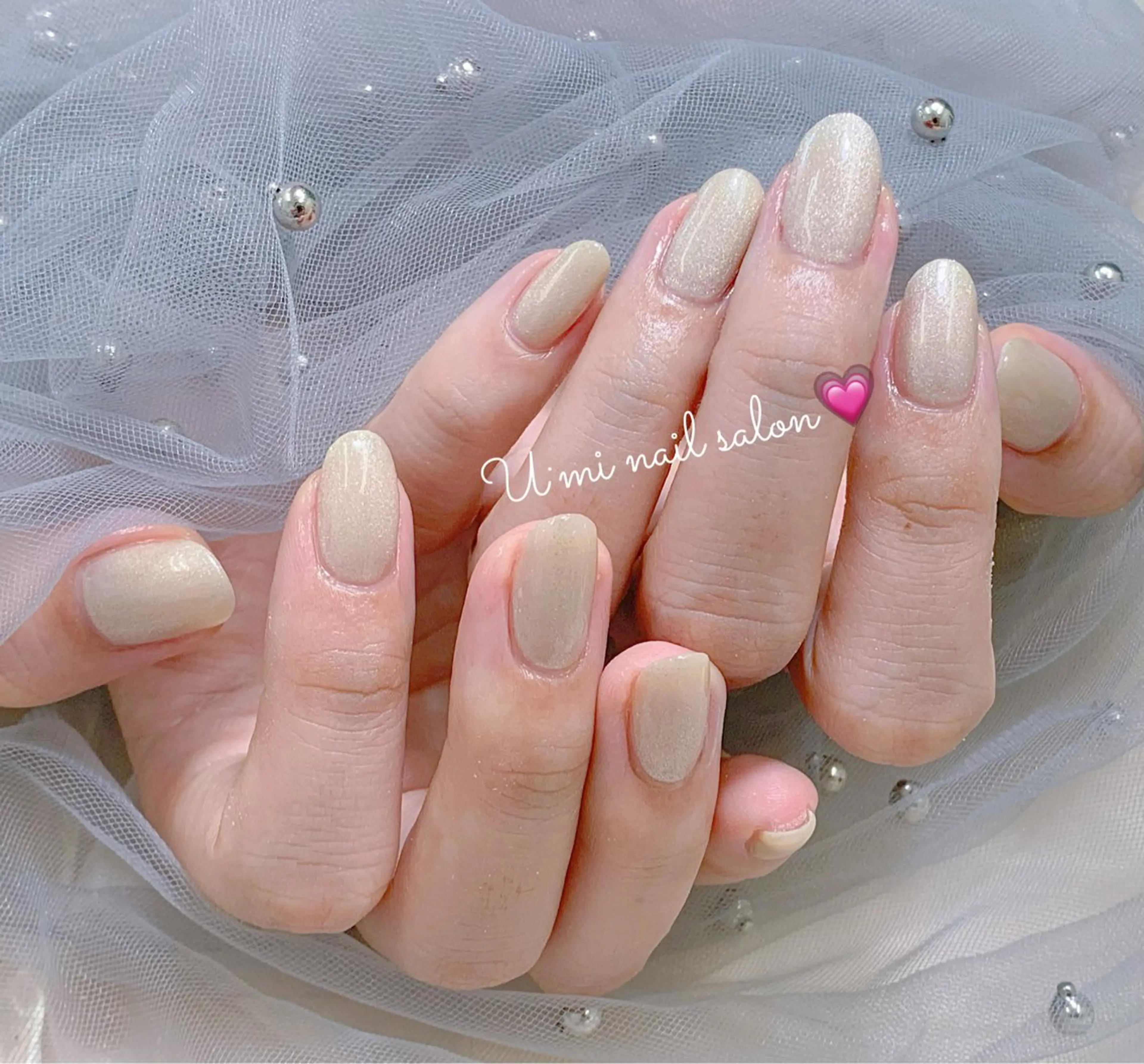 ネイル マグネットネイル マグネットワンカラー ワンカラーネイル U·Mi nail salon所属・U·Mi 容のネイルデザイン