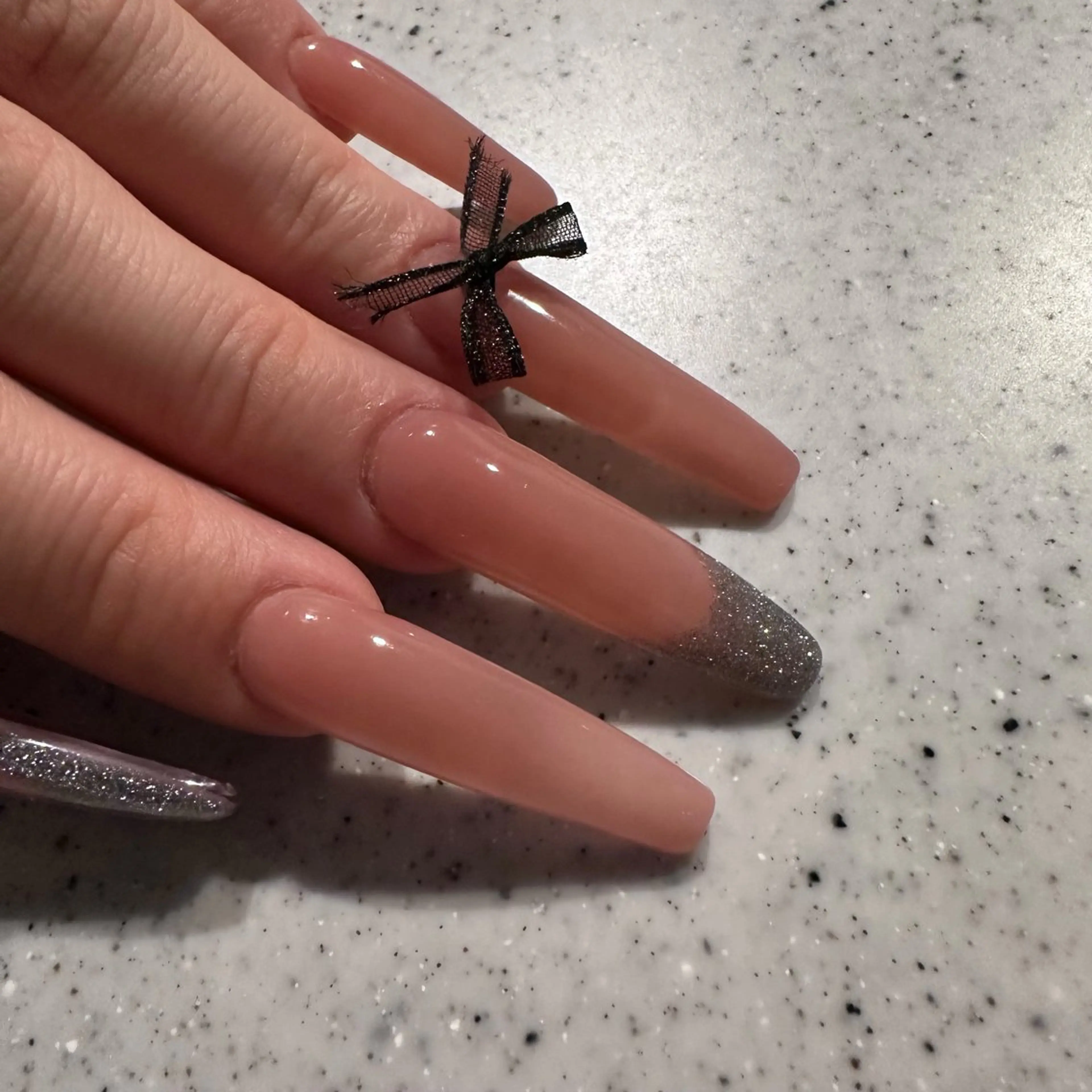 ネイル ロングネイル nail salon 凪/ネイル/耳ツボのネイルデザイン