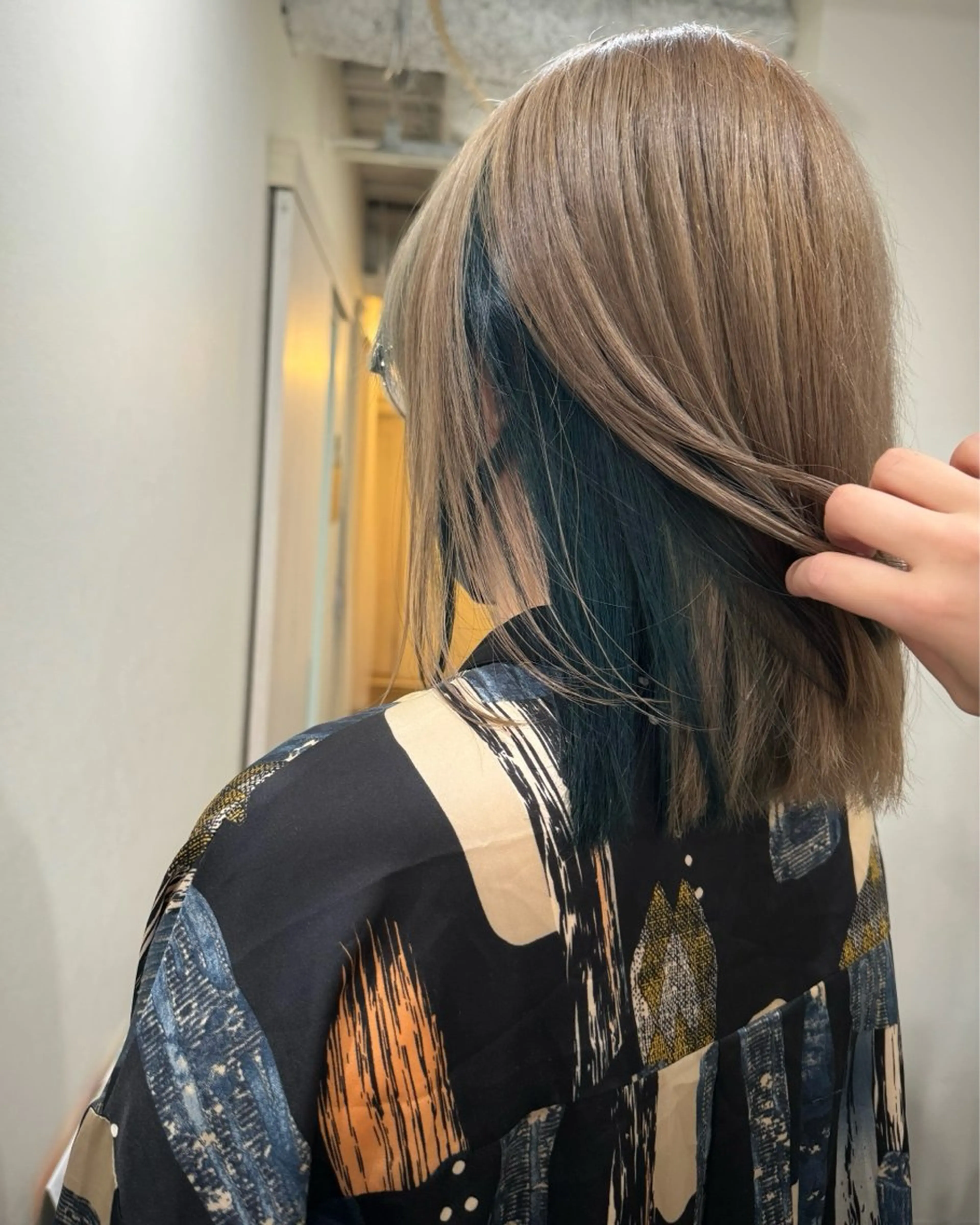 ミディアム カラー ベージュカラー ブリーチ インナーカラー Fuu.by lupine所属・12日空きあり 🌟misatoのヘアスタイル
