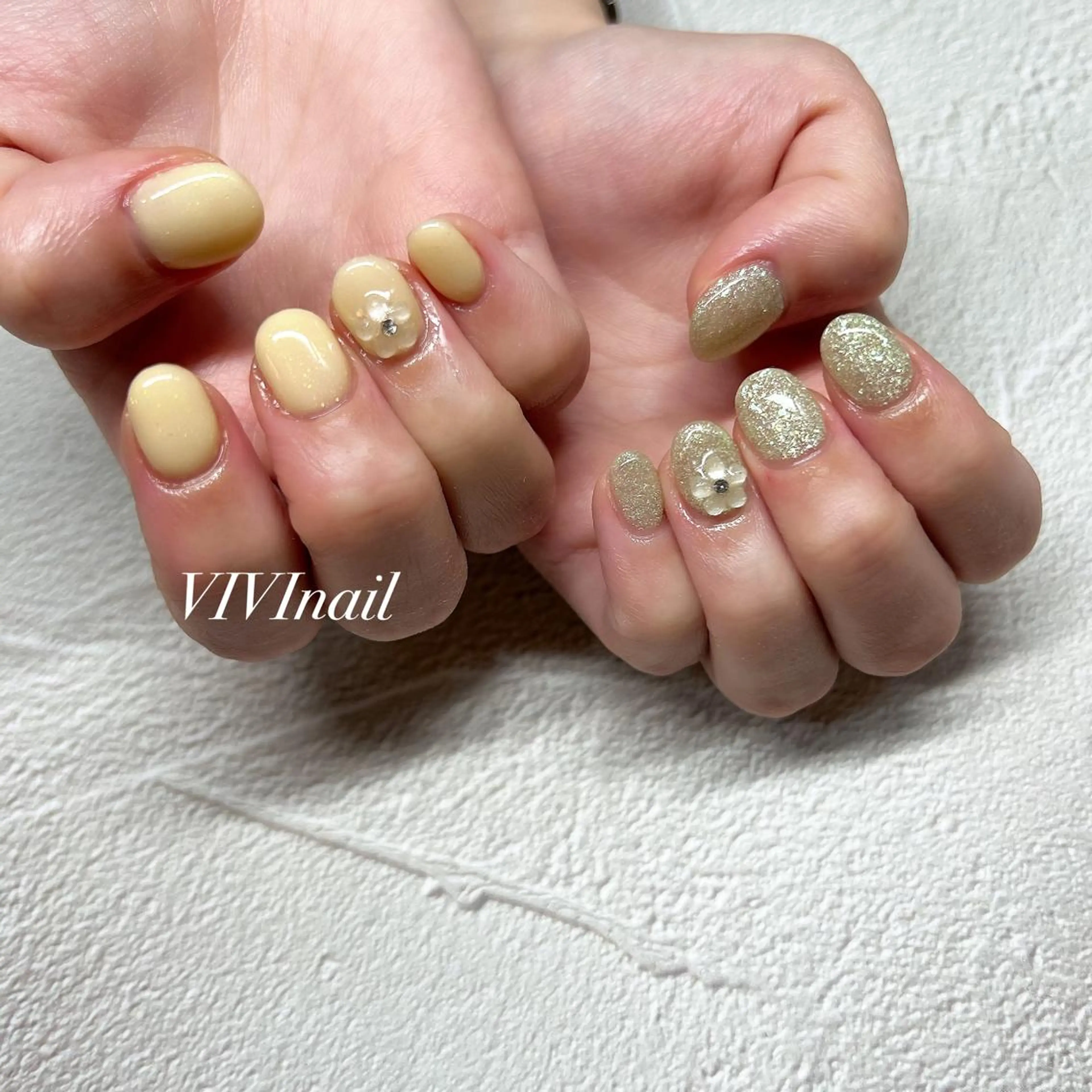ネイル パステルネイル 春ネイル ハンドネイル vivi nailのネイルデザイン
