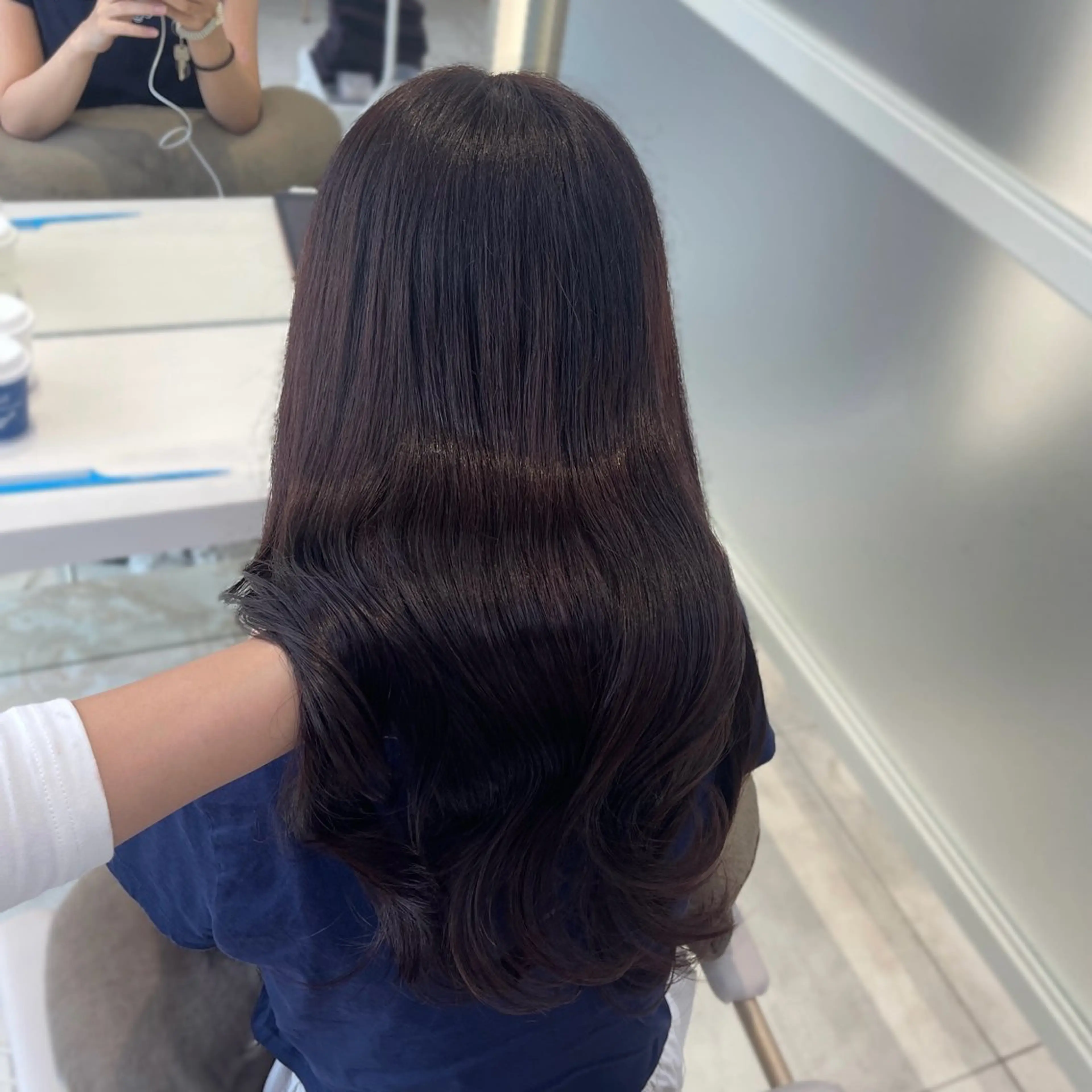 ロング カラー Hina🤎ベージュ 、グレージュ🤎のヘアスタイル