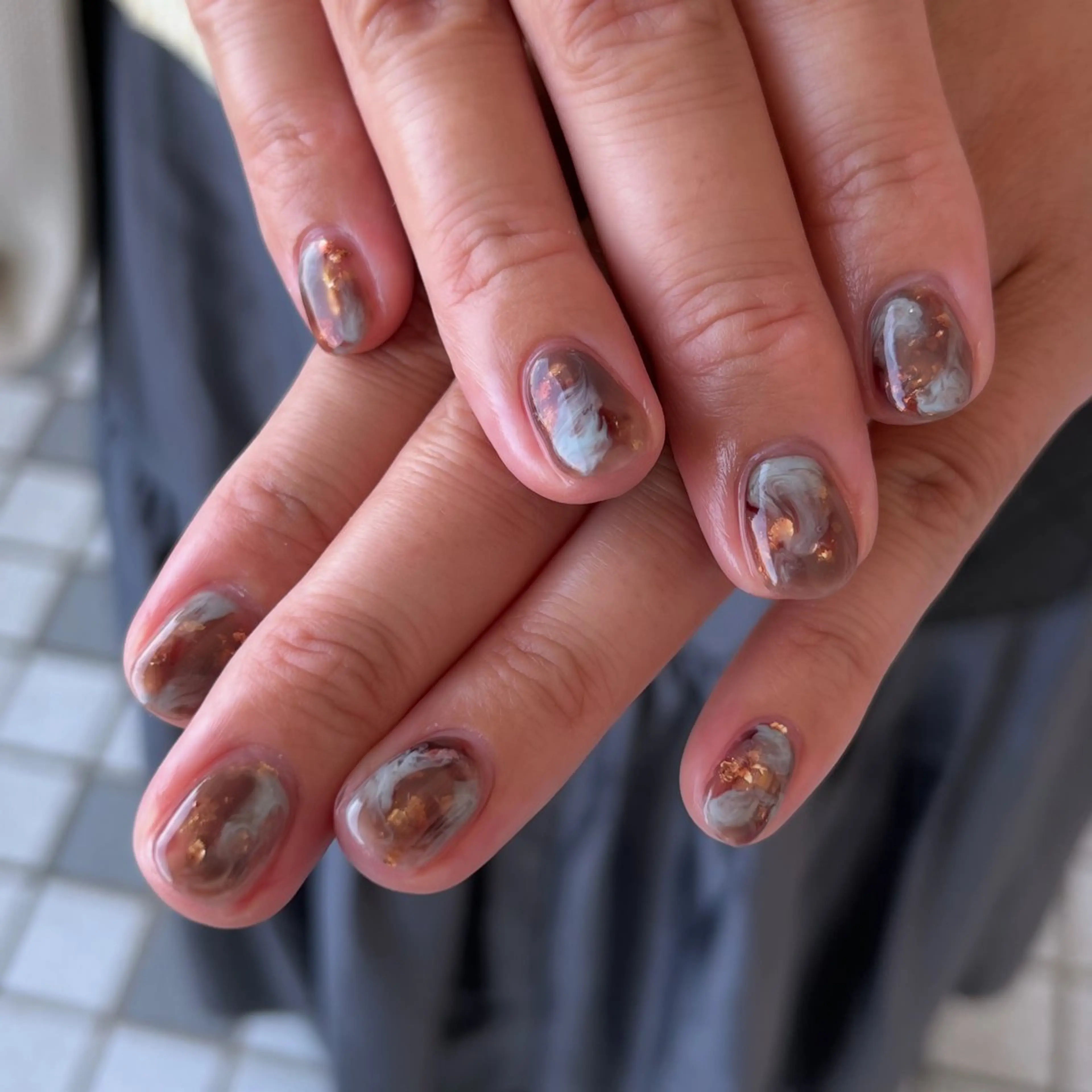 ネイル ニュアンスネイル ハンドネイル Momonails Ayanoのネイルデザイン