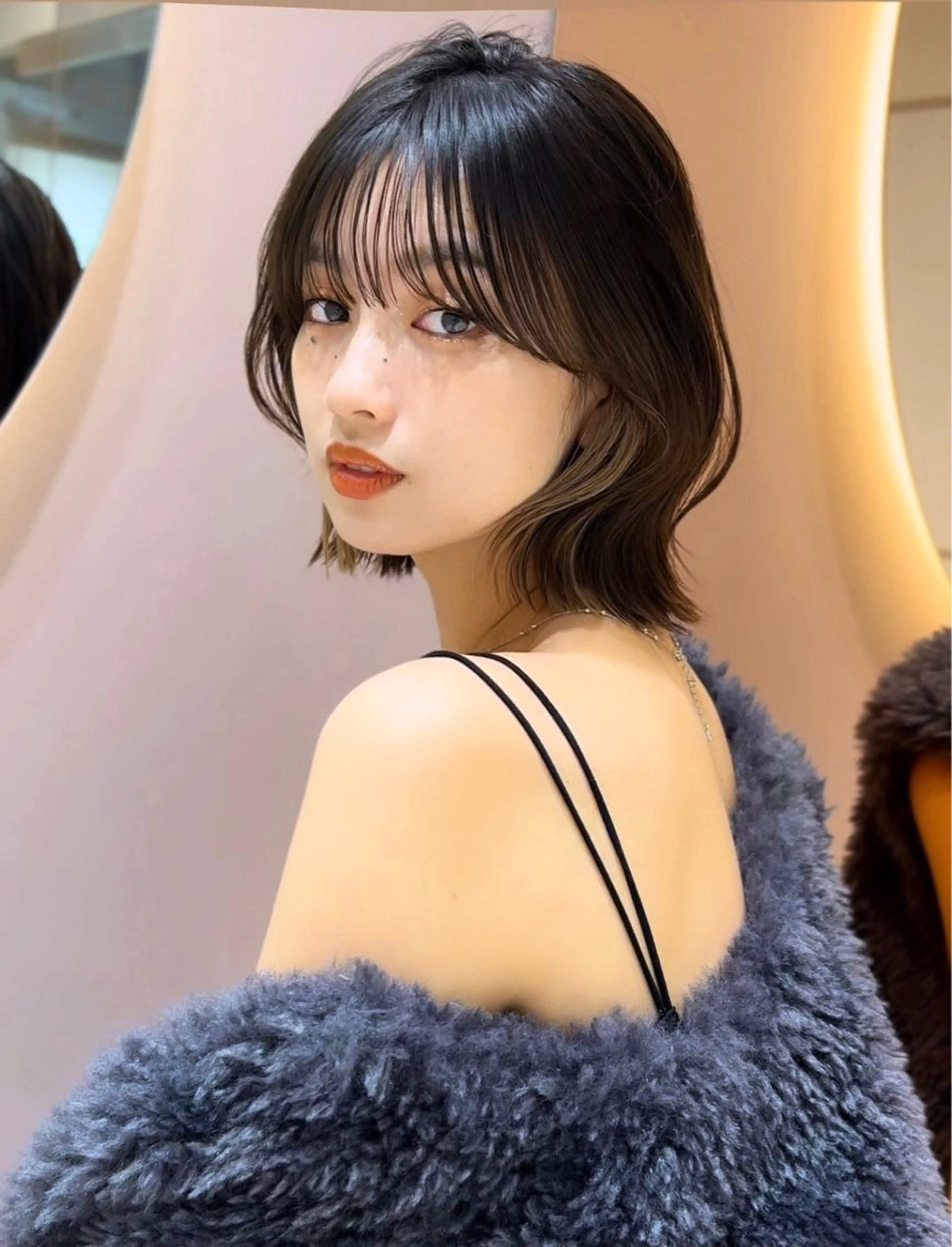 ショート ボブ 顔周りカット カット 韓国顔周りヘア 🇰🇷💐石井遥のヘアスタイル