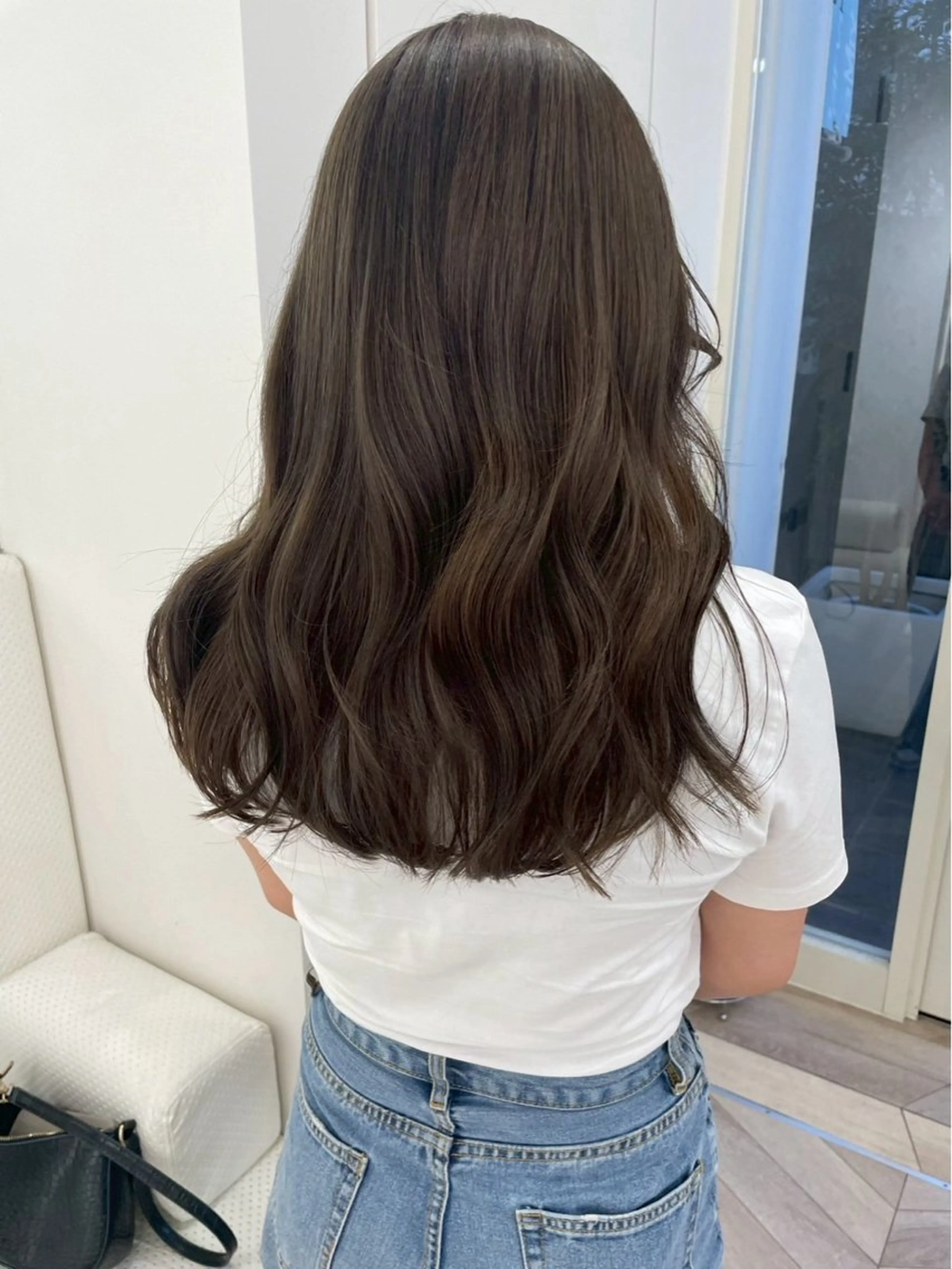 ロング カラー ヘアカラー ParveMix🎀 稲垣詞葉のヘアスタイル