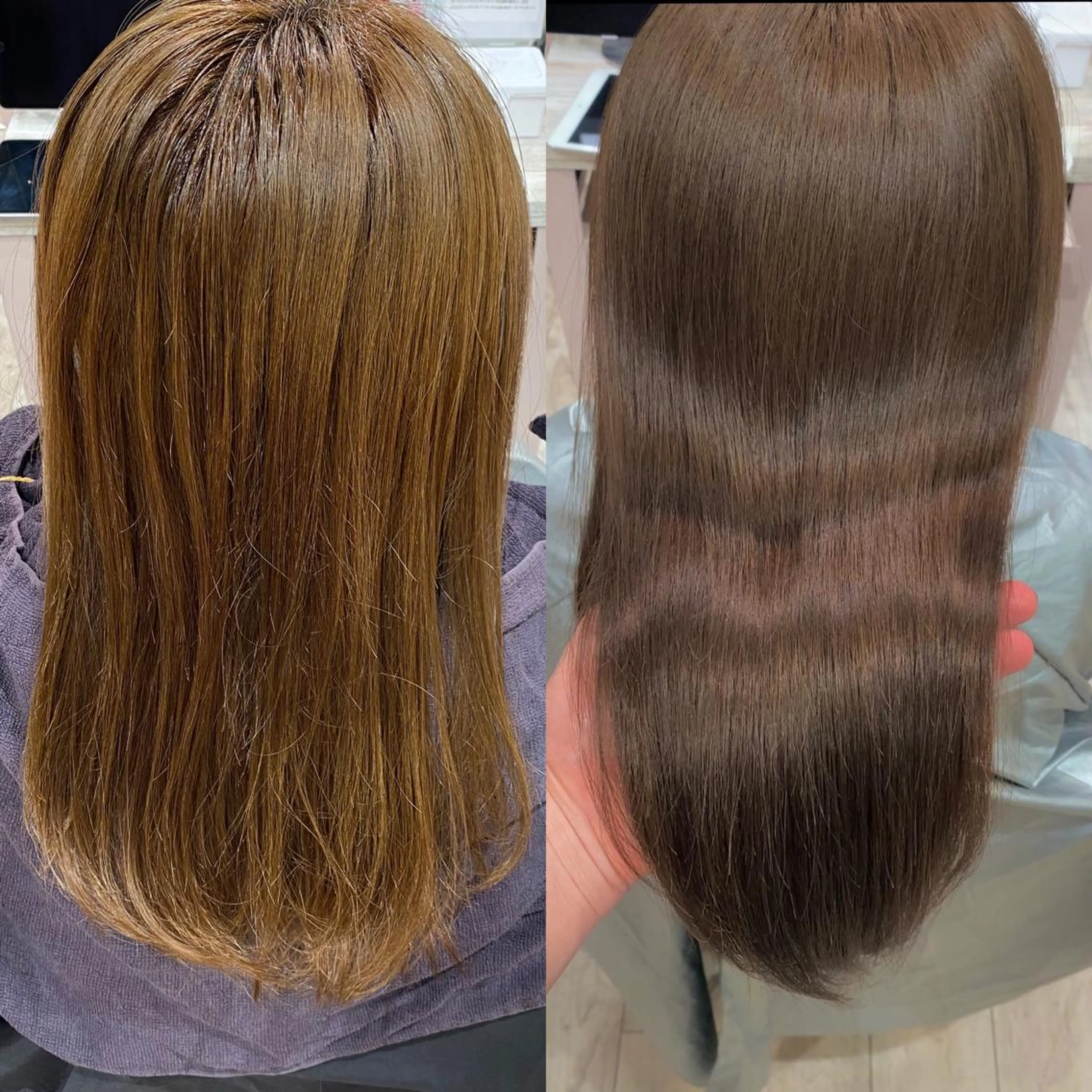 ロング カラー On所属・顔まわりカット🌟 くびれヘア/寺門遥輝のヘアスタイル