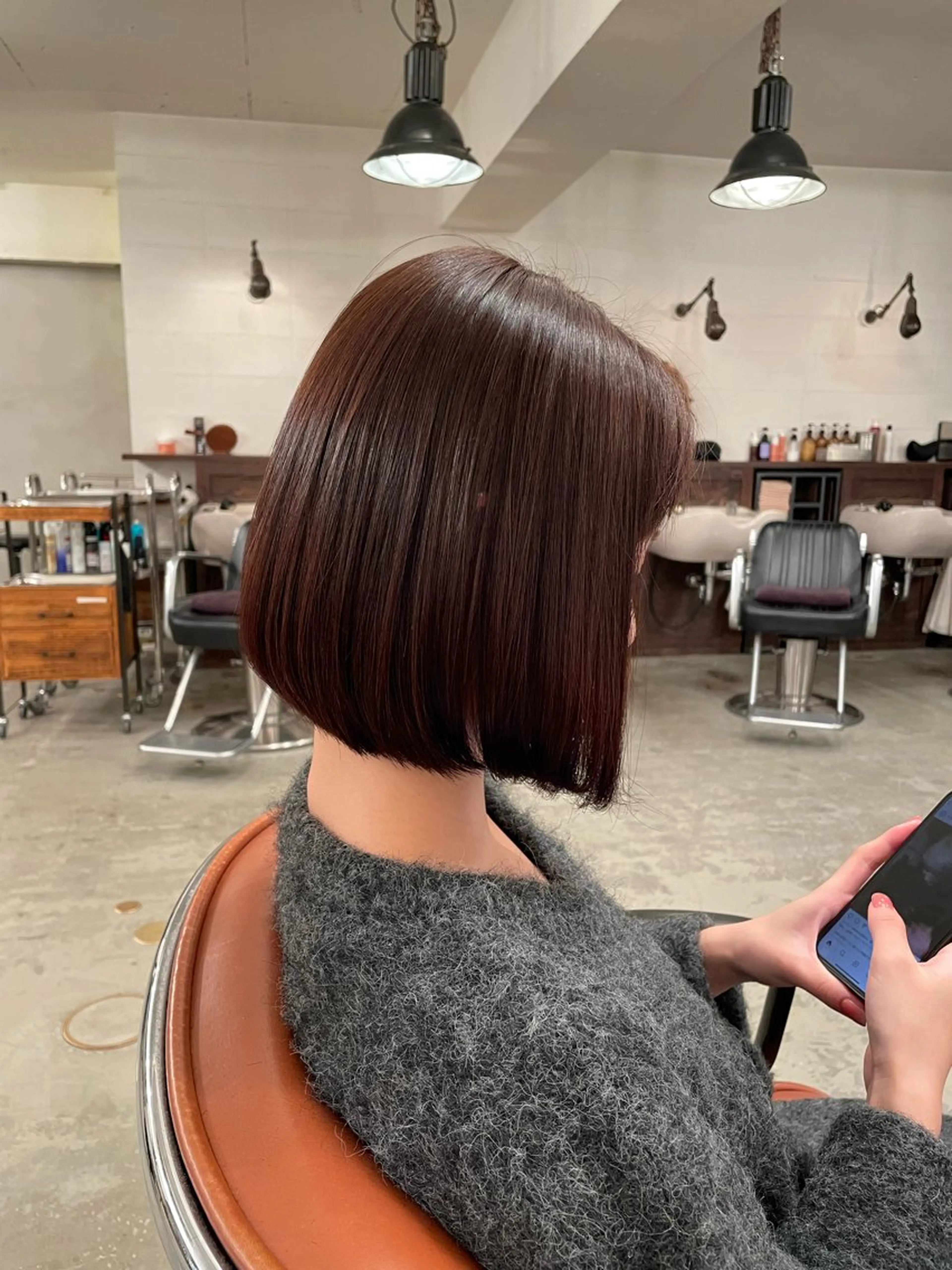 ミディアム ボブ カット s.hairsalon所属・🌸島村 菜々海🌸のヘアスタイル