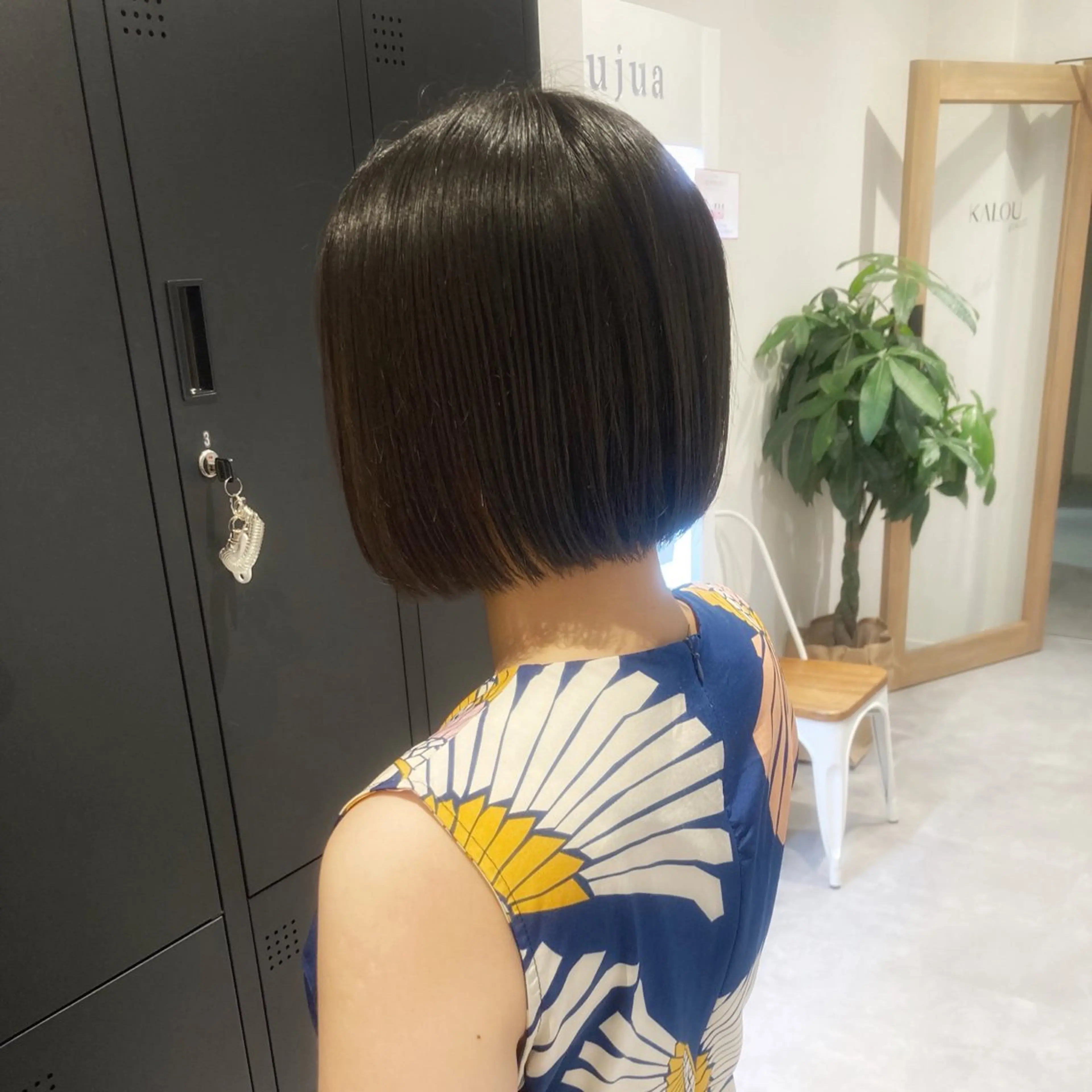 ショート 切りっぱなしボブ ボブ 透明感カラー☆ 中村隆寛のヘアスタイル