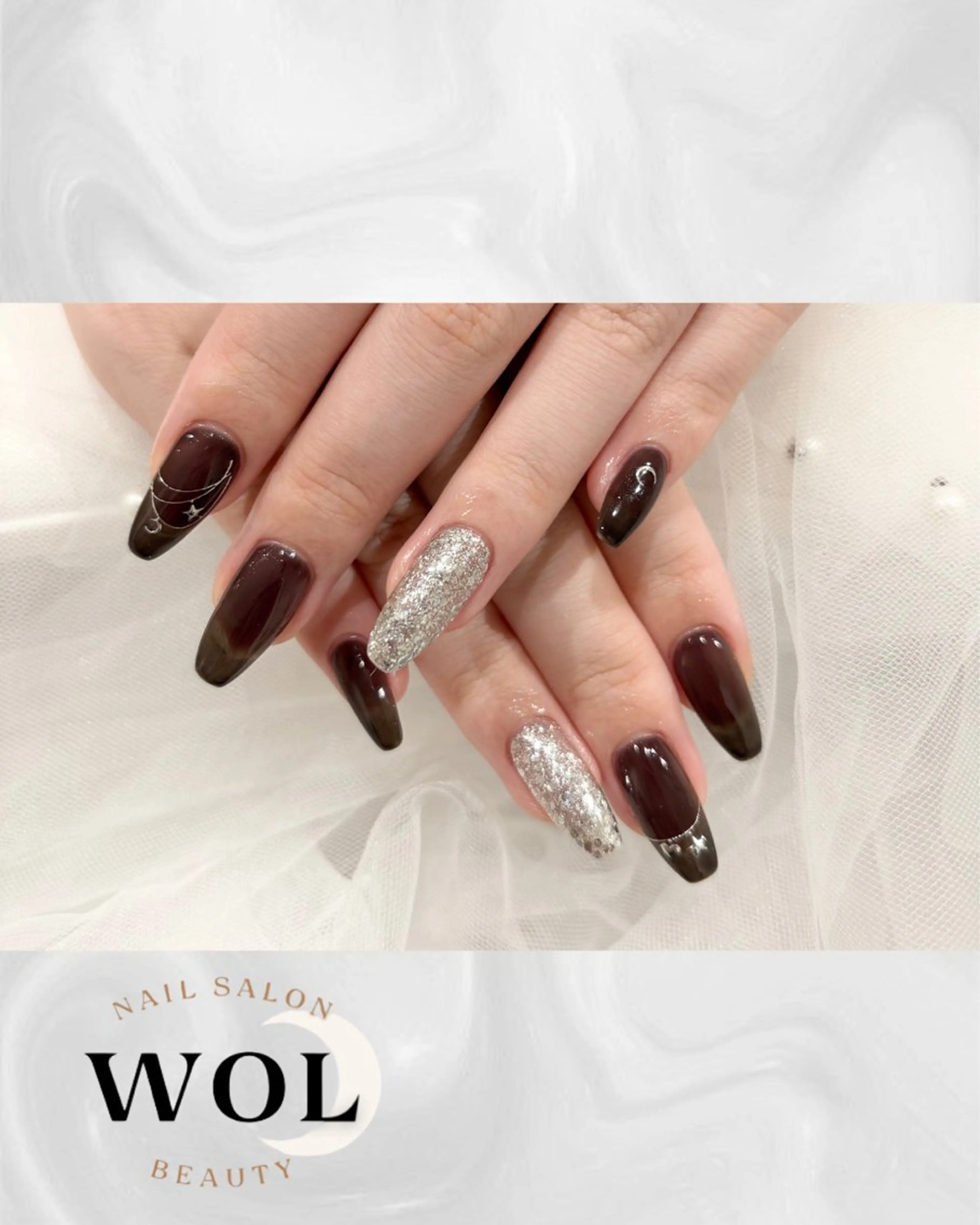 ネイル ハンドネイル nailsalon🌙WOL所属・WOL🌙 momokoのネイルデザイン