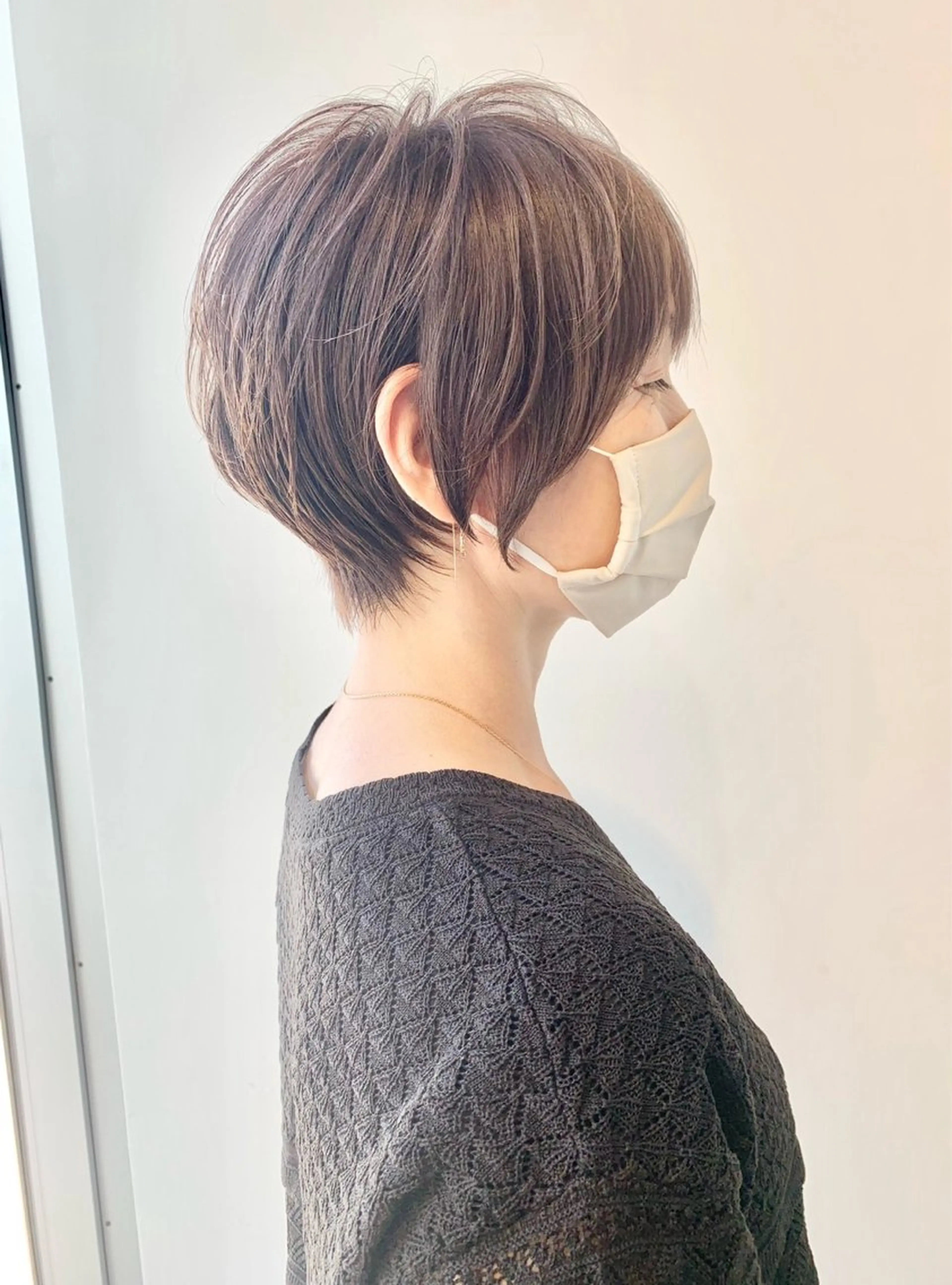 ショート カット ヘアカラー ⭐️小顔ショート⭐️ 大鷲拓海のヘアスタイル