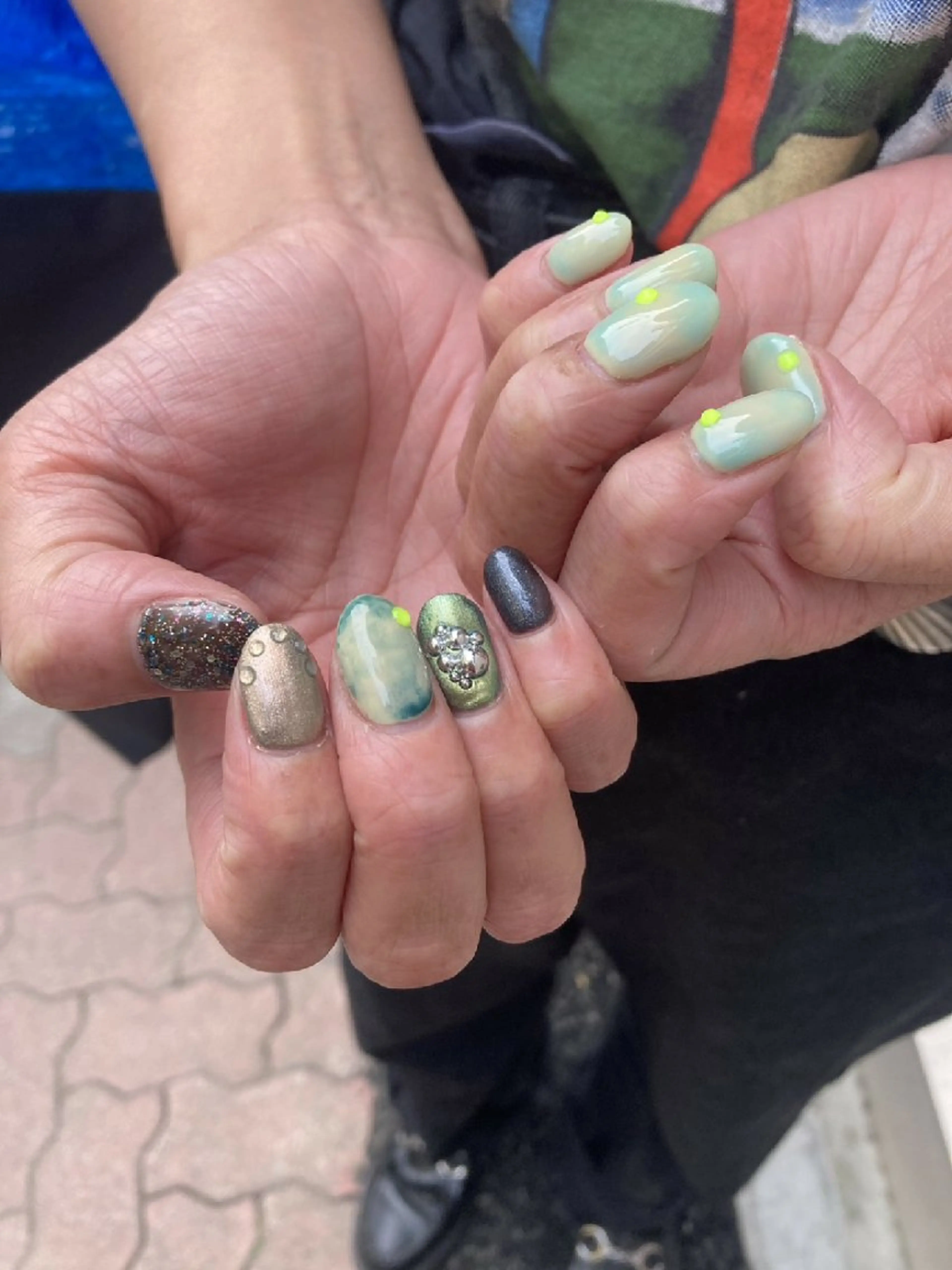 オフあり💅お持ち込みネイルの写真