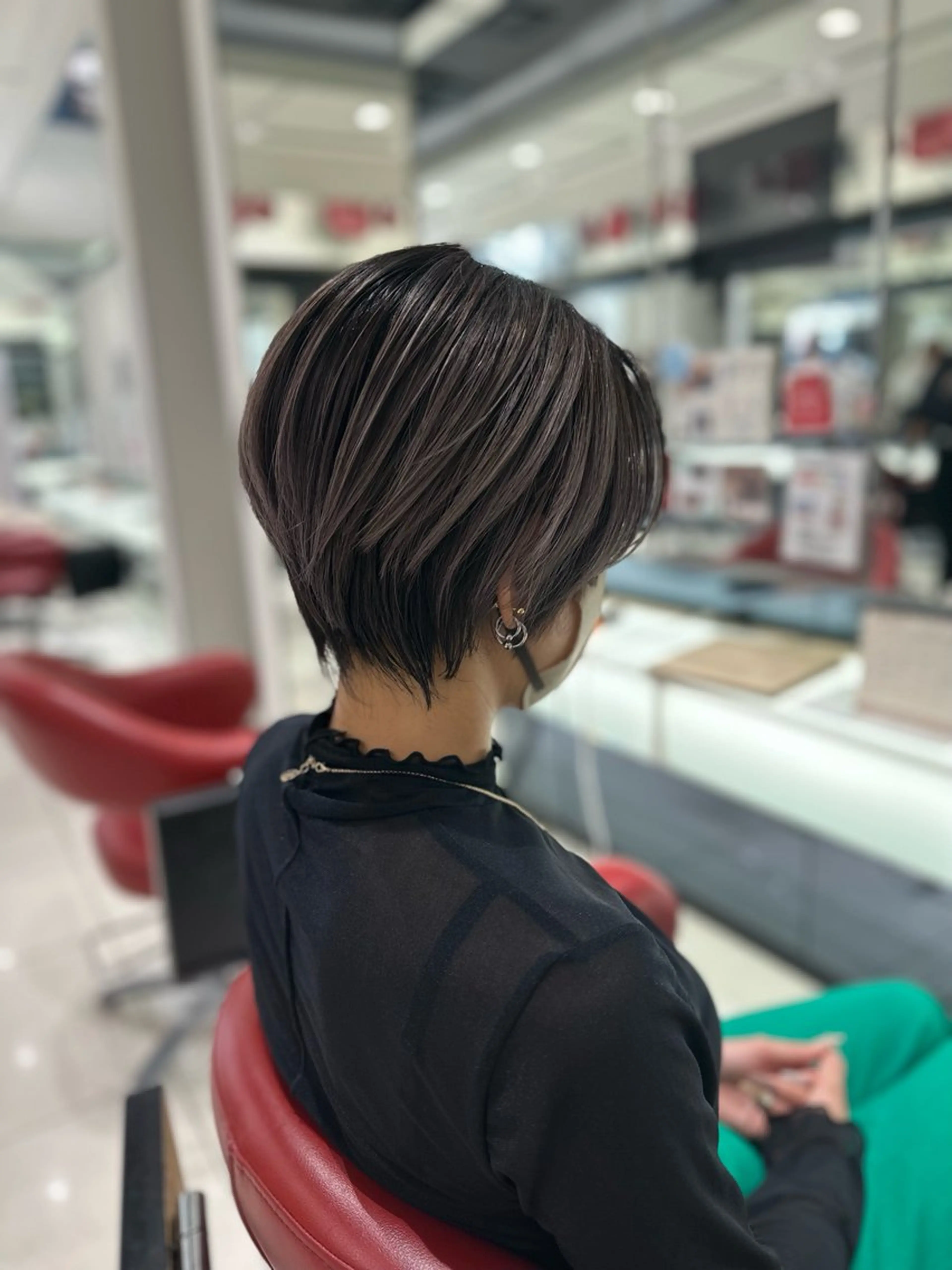 ショート カラー ヘアカラー トリートメント 阪本祥樹/ハイライト /バレイヤージュのヘアスタイル