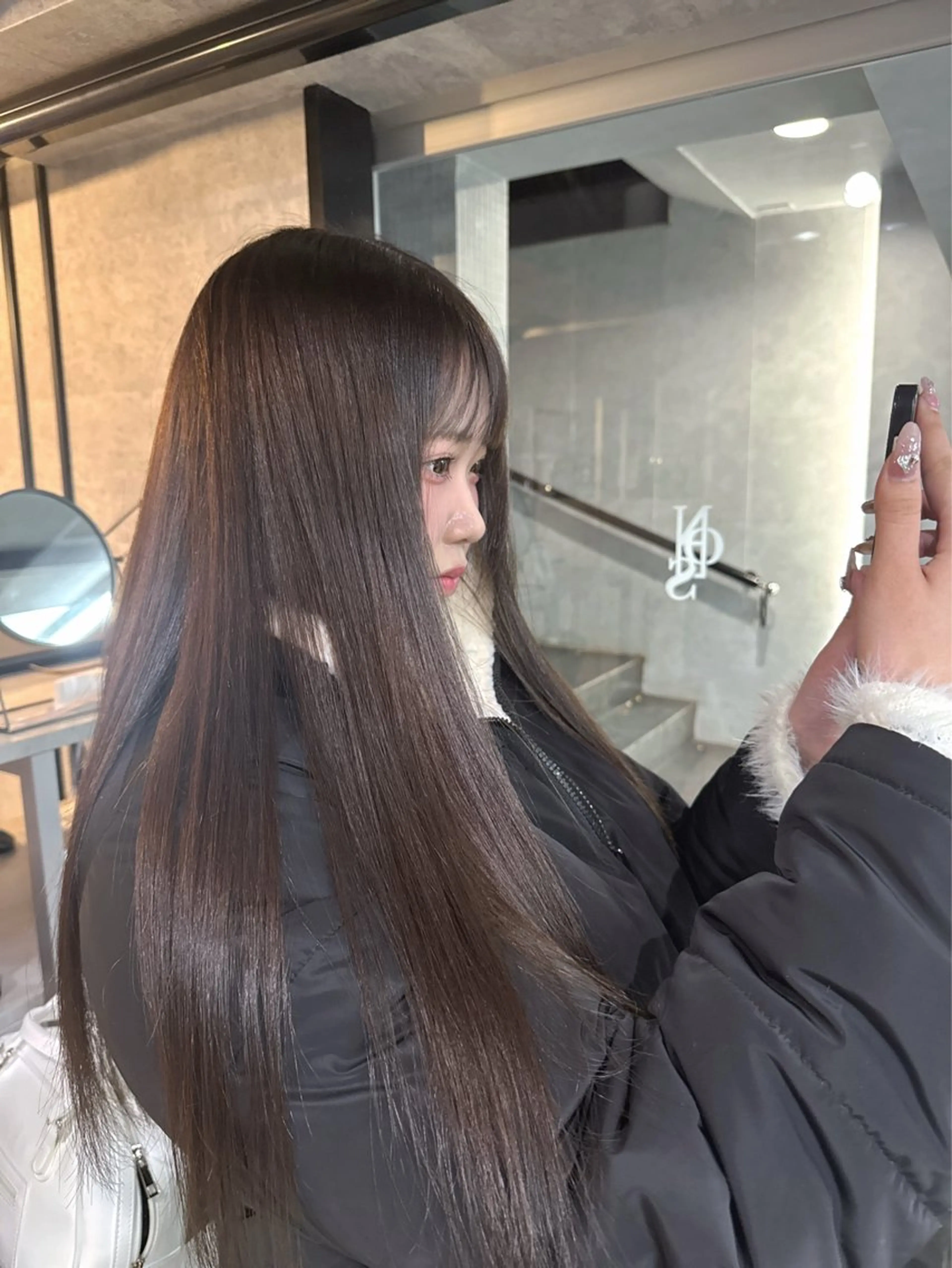 ロング カラー ヘアカラー トリートメント NOOS omotesando所属・お悩み改善あなたの" You"💚❤️💛のヘアスタイル