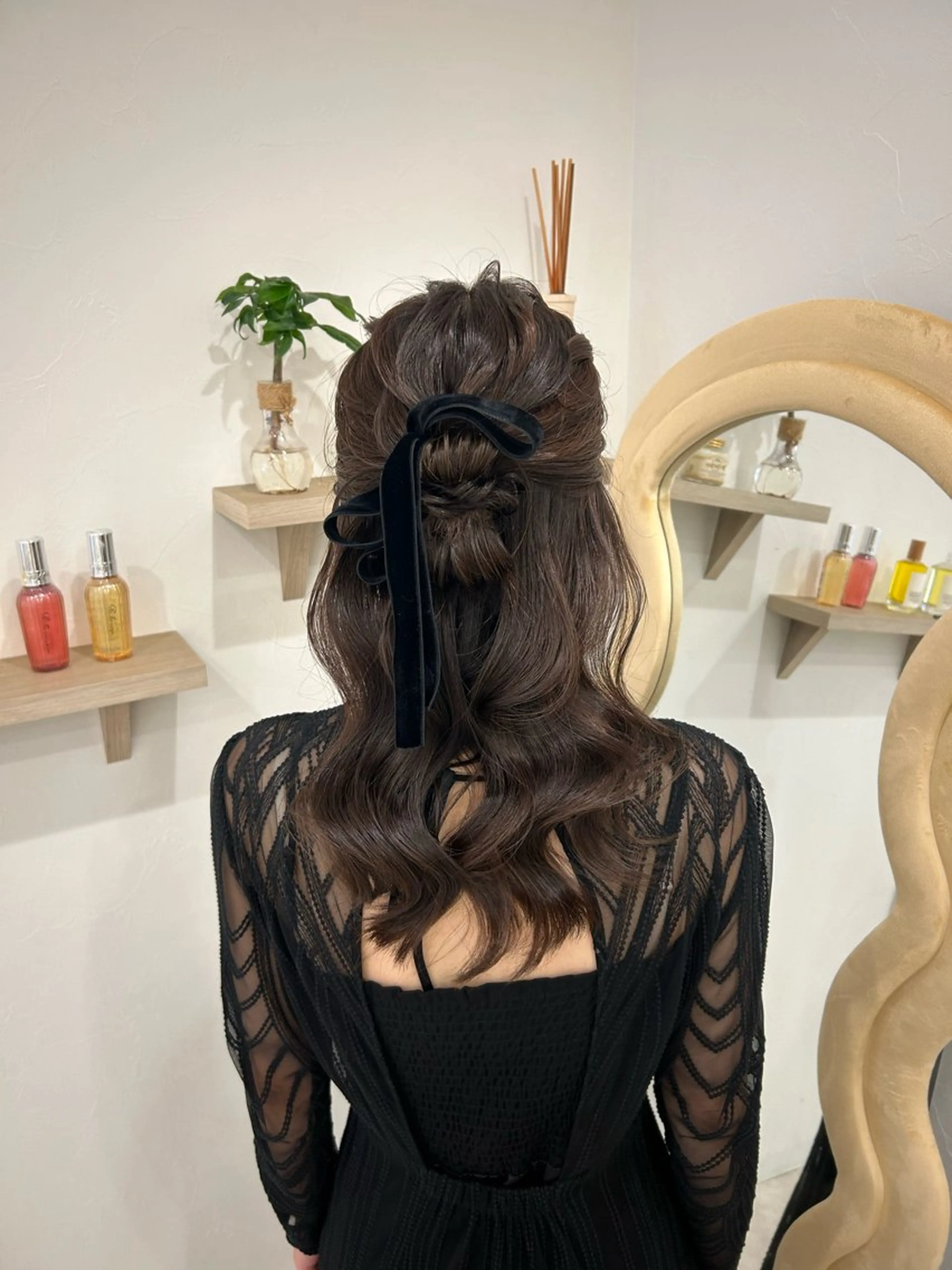 ヘアアレンジ ハーフアップ Dityca rst所属・Hirakuni Manakaのヘアスタイル