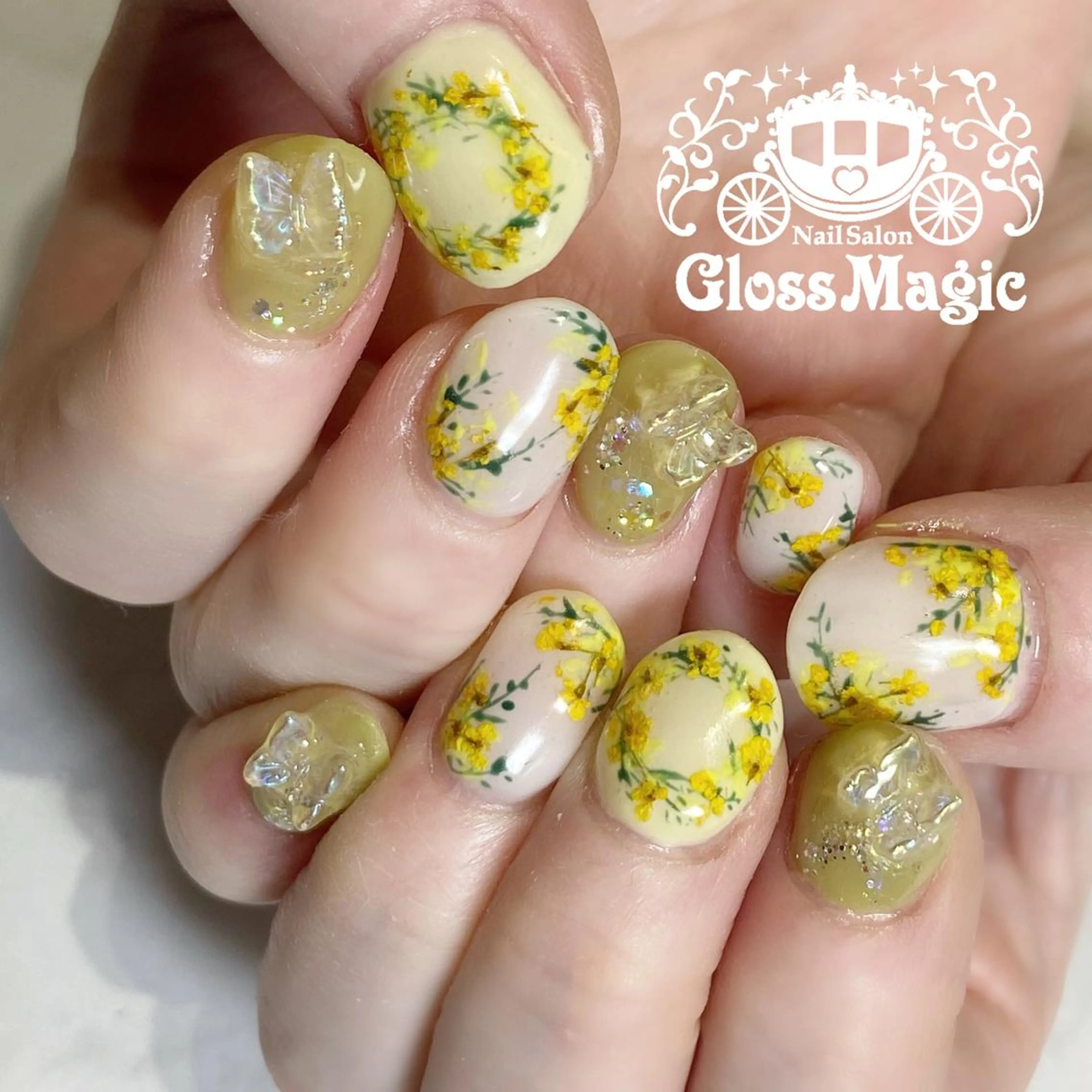 ネイル アートネイル ジェルネイル ハンドネイル あ きのネイルデザイン