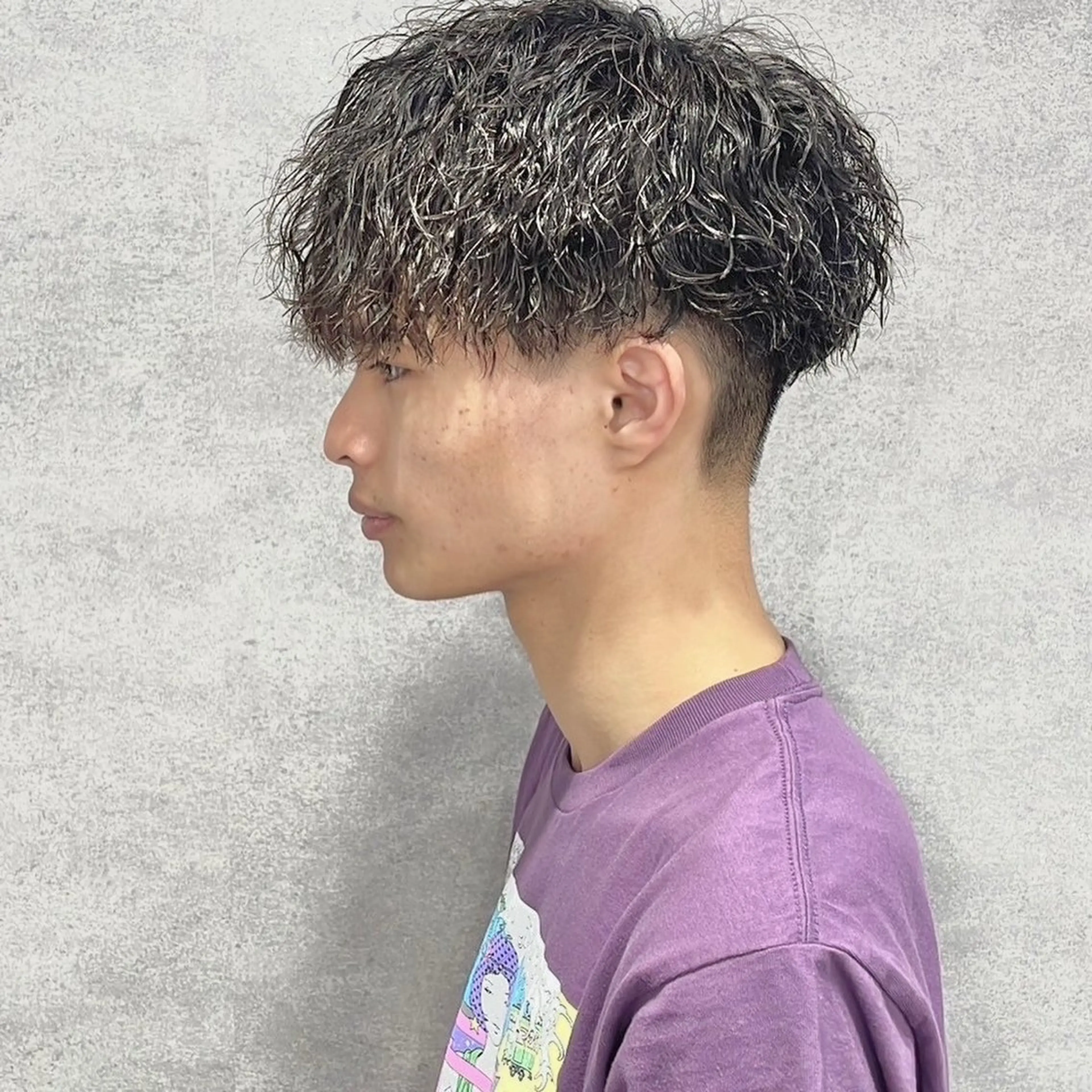 ショート パーマ メンズ メンズパーマ カット パーマ トリートメント ヘッドスパ ヘアセット メンズパーマ特化/ Tsubasaのヘアスタイル