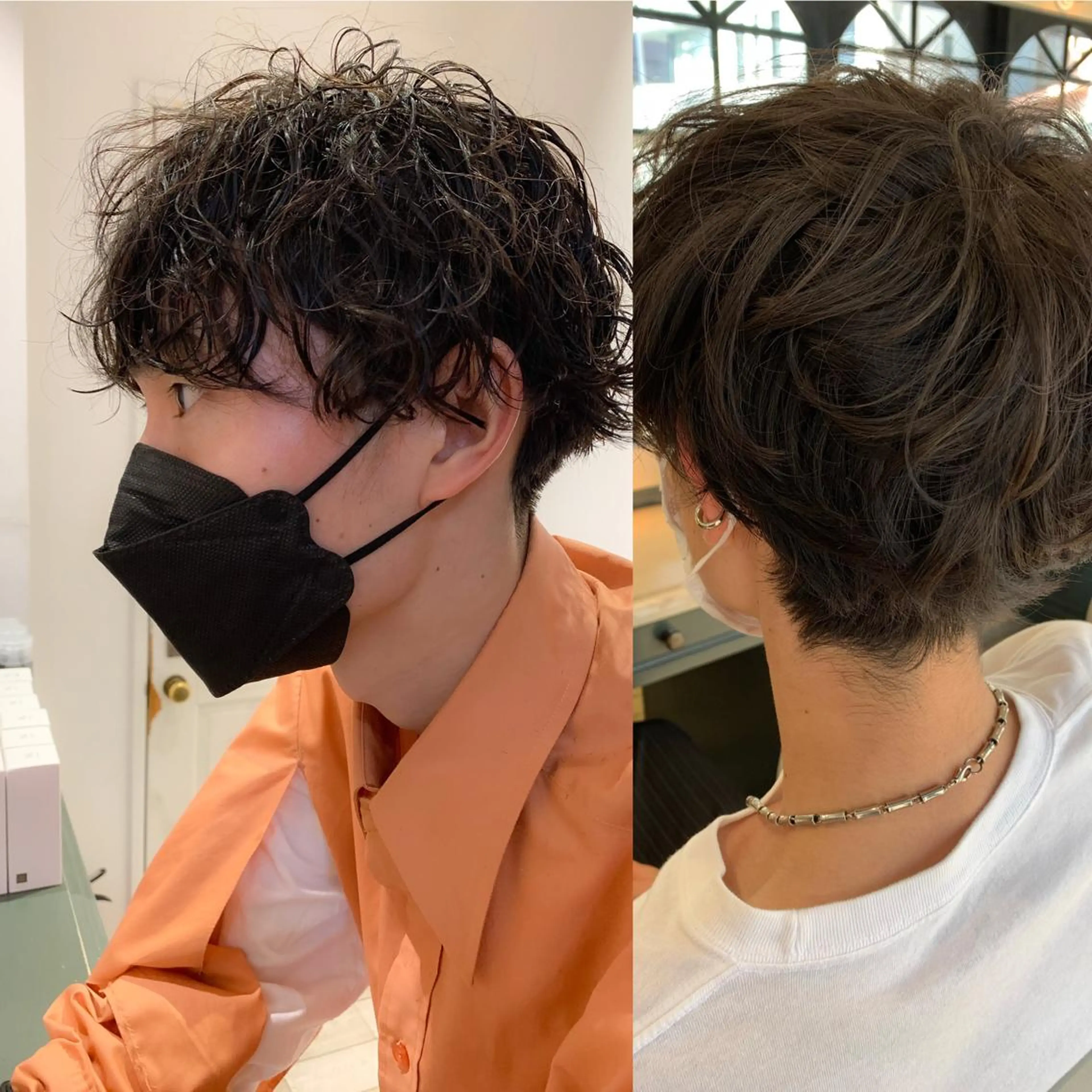 ショート カラー パーマ ヘアアレンジ メンズ キッズ カット パーマ トリートメント hiroki【雰囲気 &style】のヘアスタイル