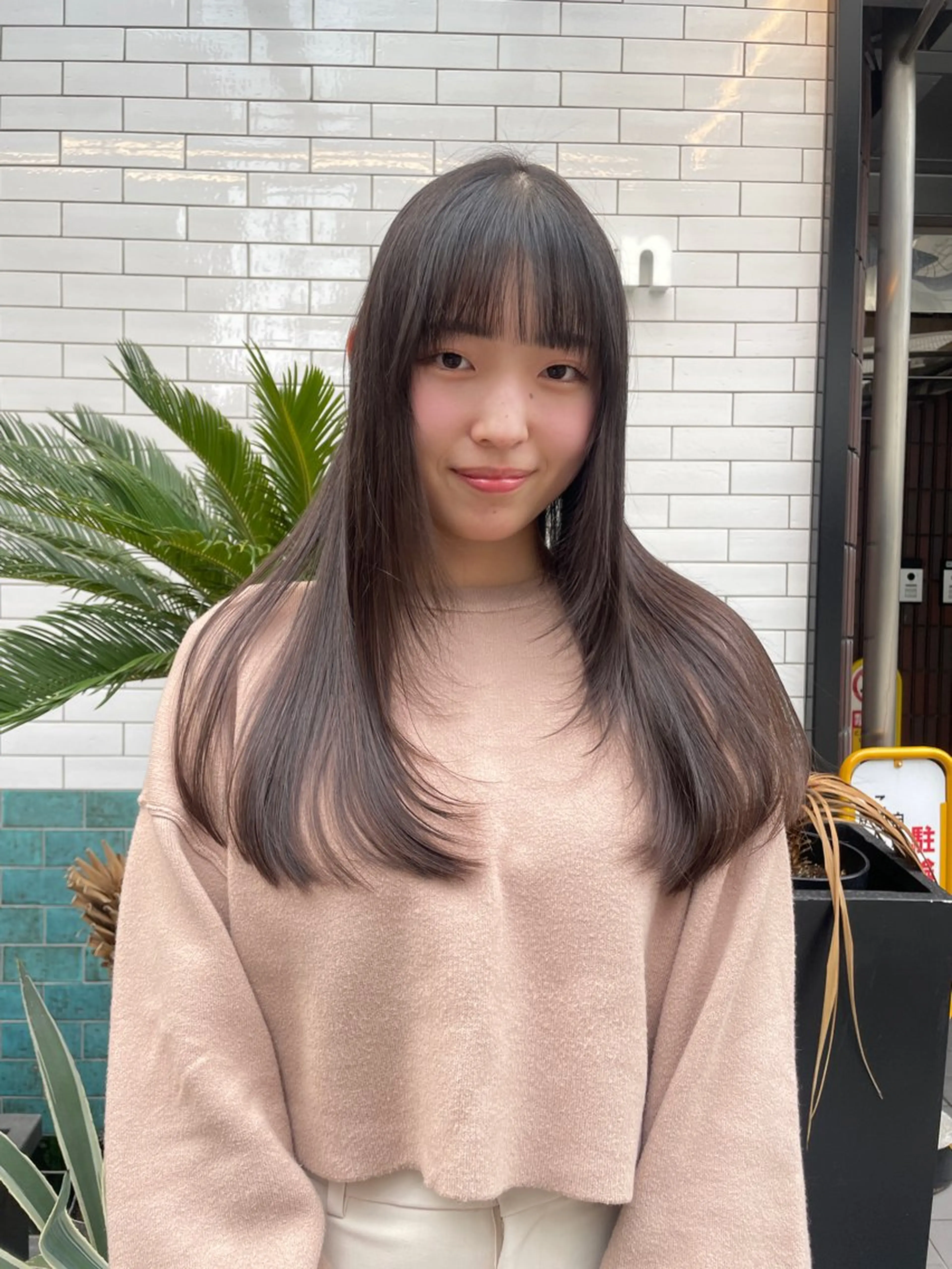 ロング カラー パーマ ヘアアレンジ カット トリートメント レイヤー/ 透明感カラー/マドカのヘアスタイル