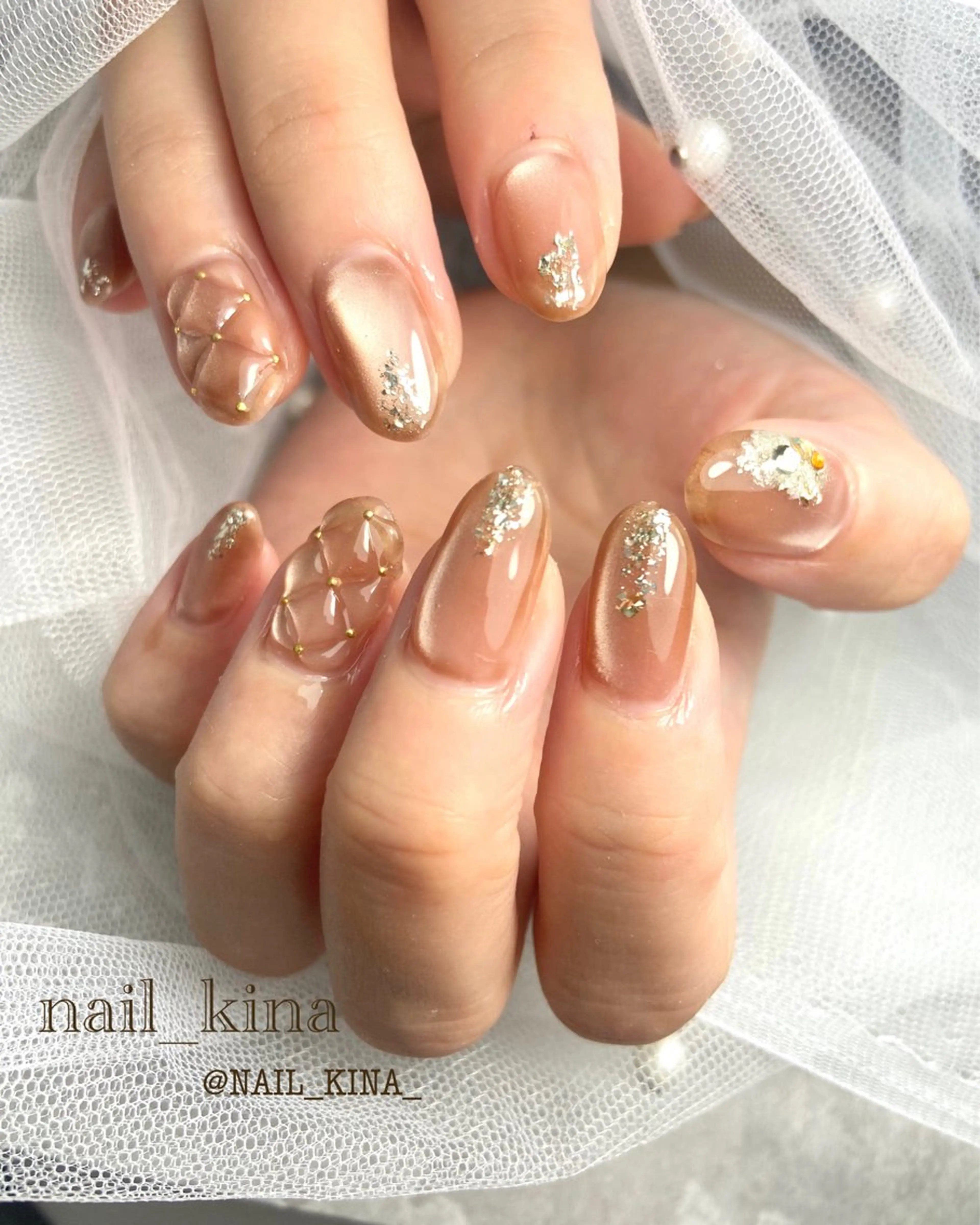 ネイル オフィスネイル ハンドネイル nail_ kinaのネイルデザイン