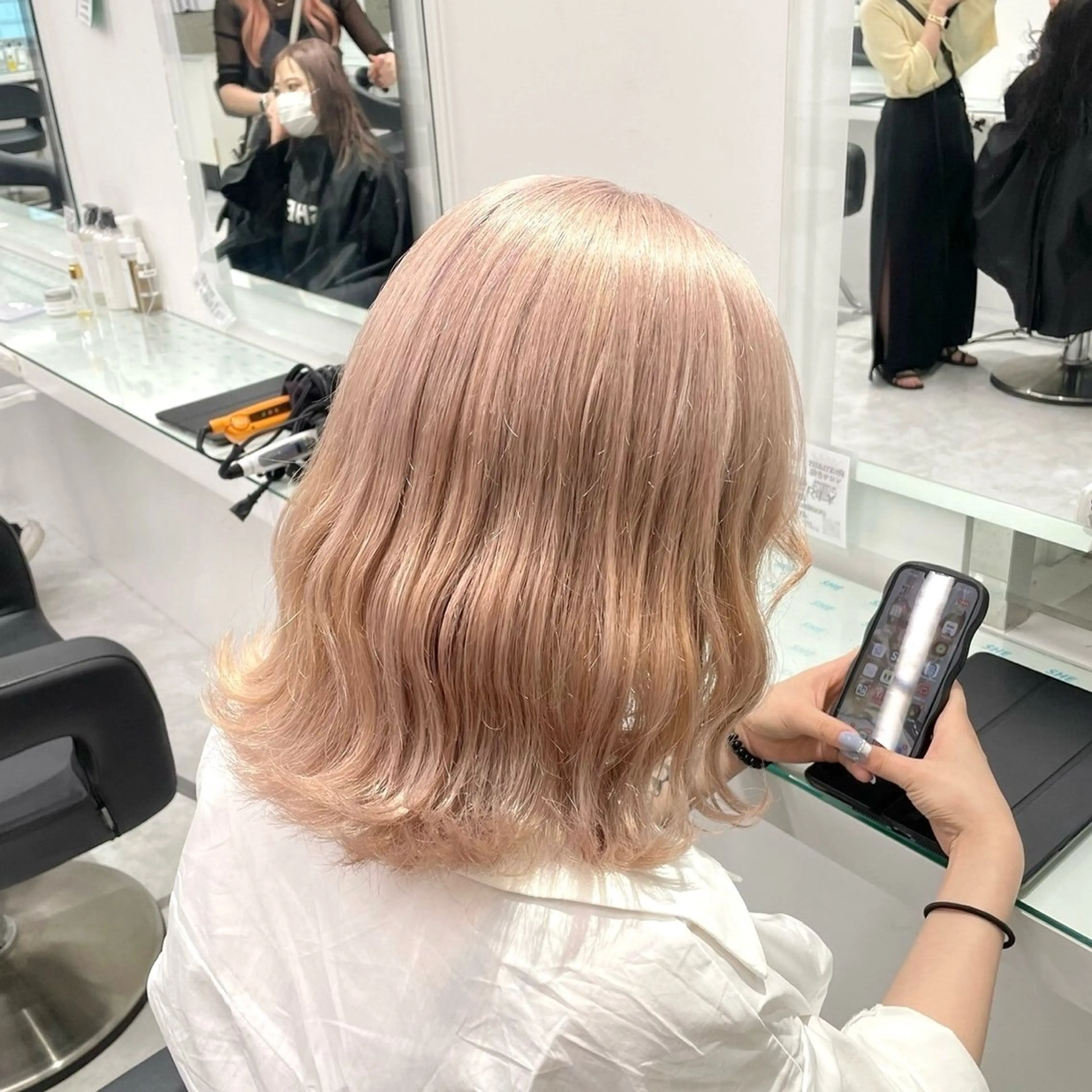 ミディアム カラー 🐺メンズパーマ マッシュ　あさひ🐺のヘアスタイル