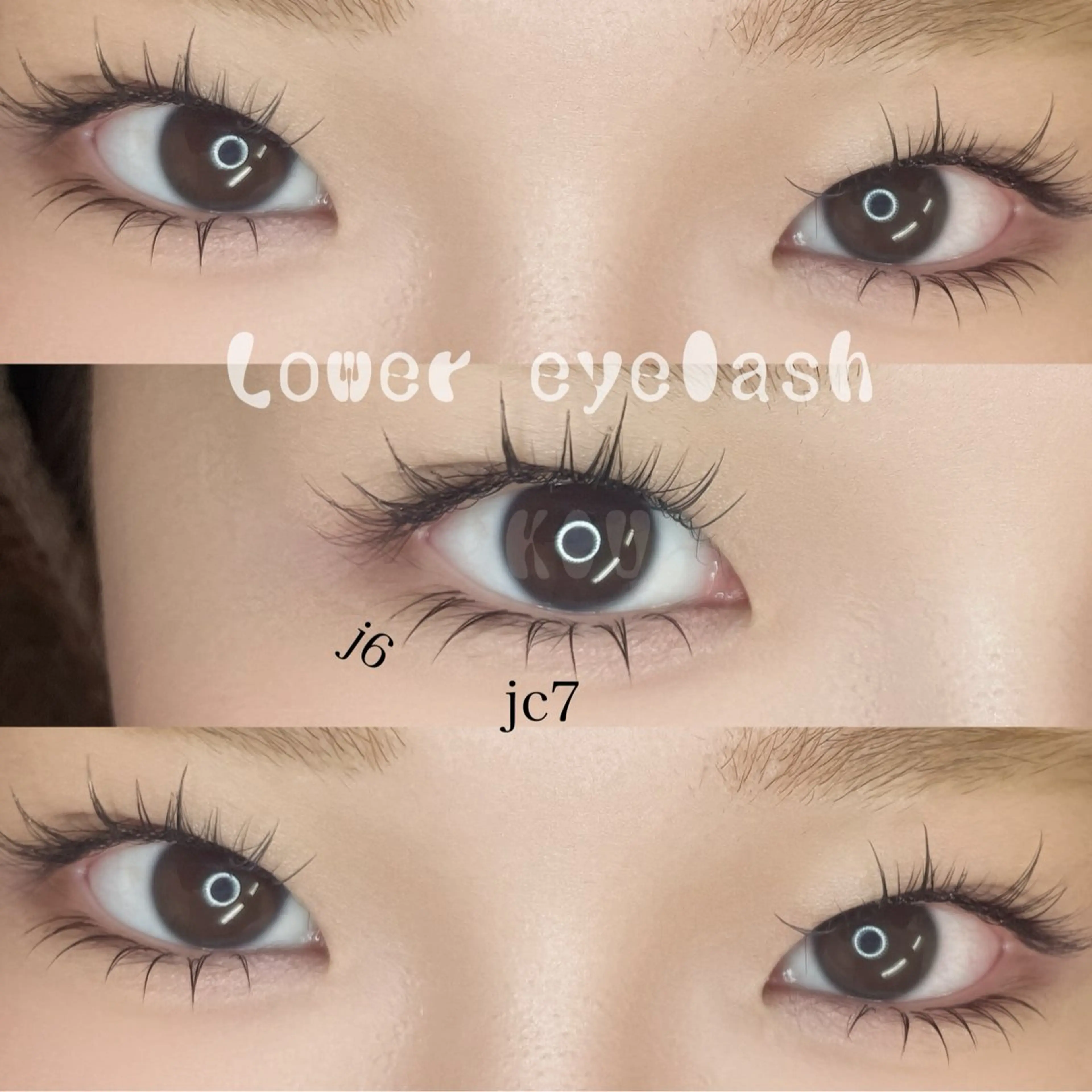 マツエク・マツパ 下まつげエクステ マツエク KIU eyelash所属・KIUeyelash ✴︎koharuのマツエク・マツパデザイン