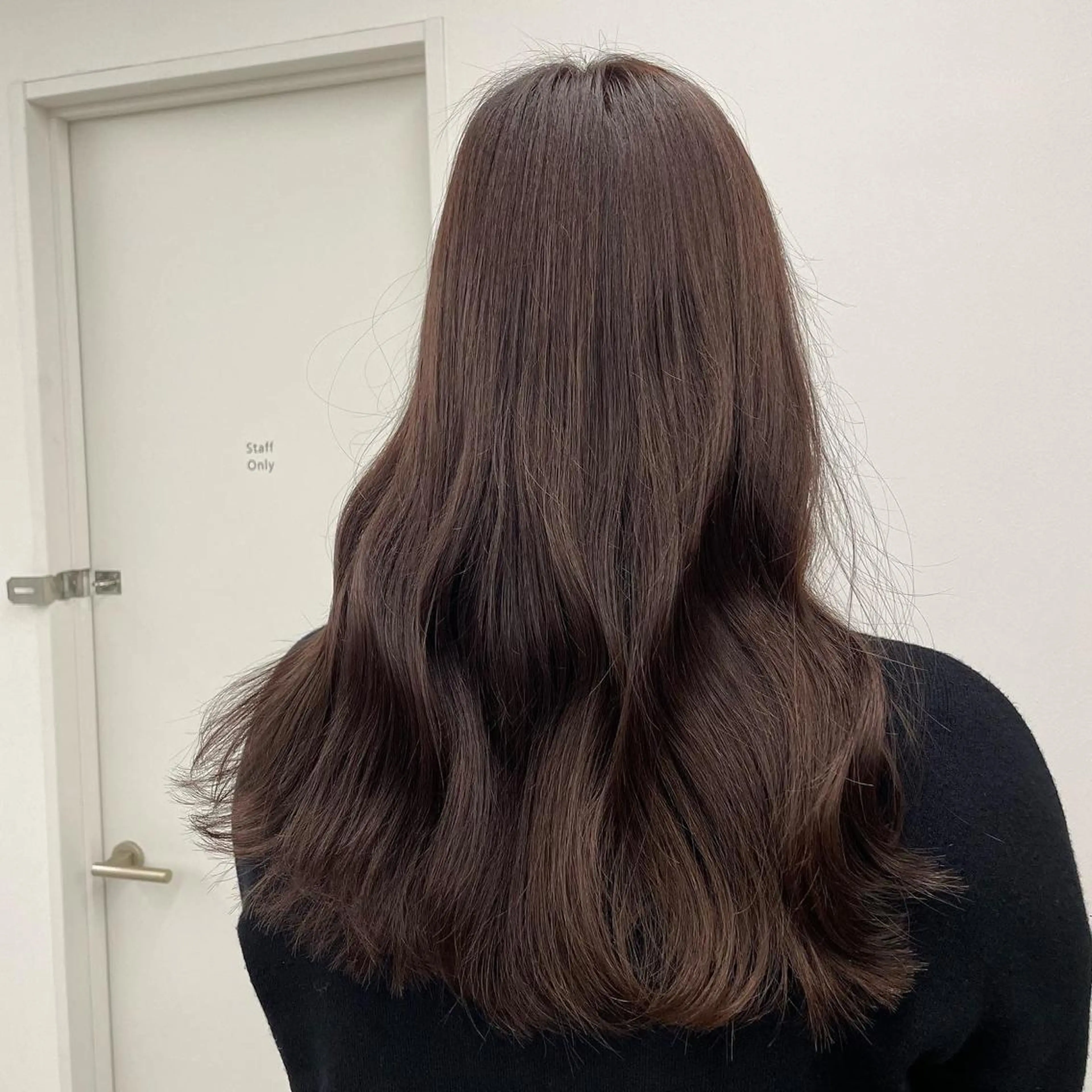ロング カラー カット ヘアカラー 縮毛矯正 トリートメント ayu./hair stylist/暖色のヘアスタイル