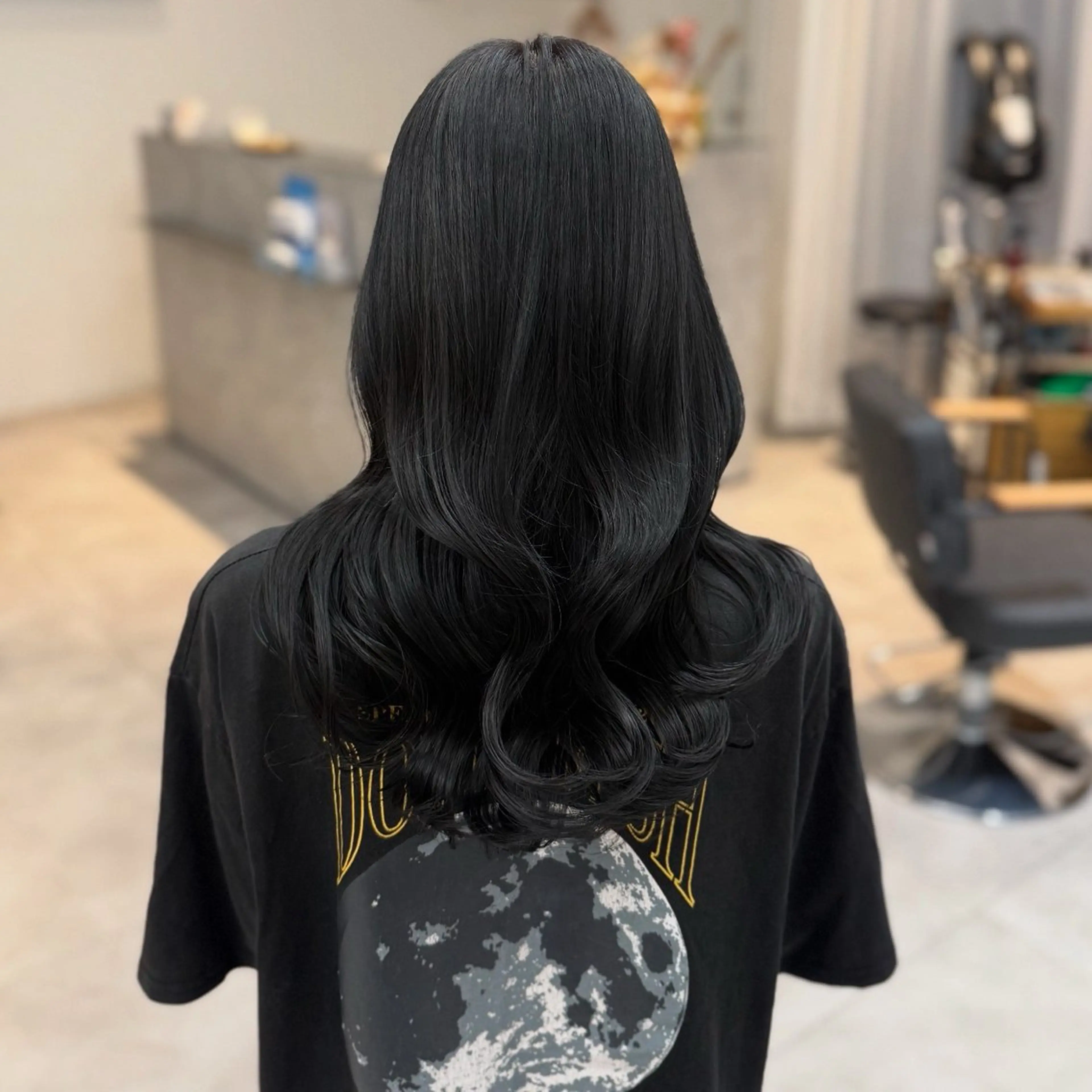 セミロング カラー カット ヘアカラー 三澤 優音のヘアスタイル