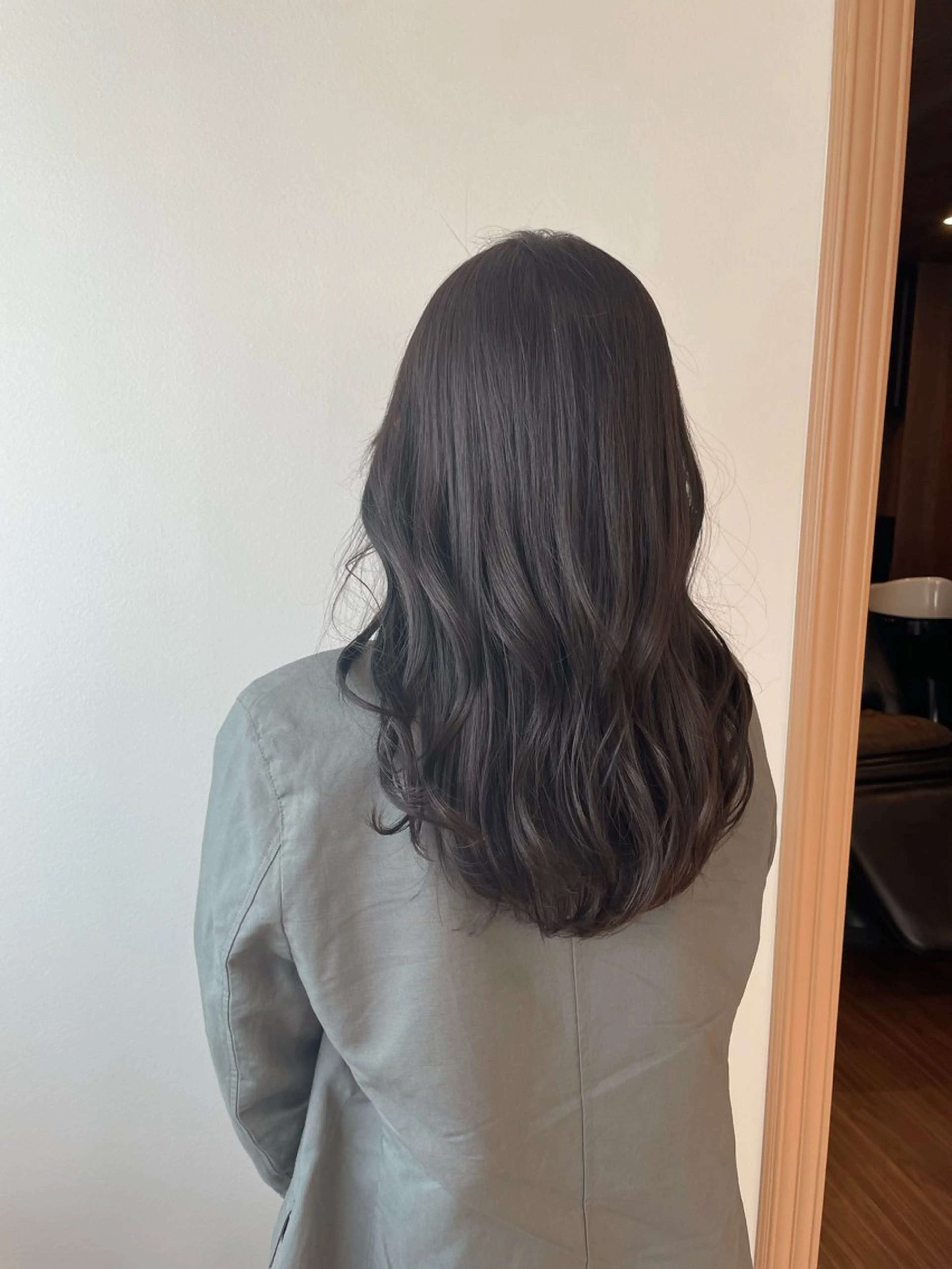 セミロング カラー カット ヘアカラー トリートメント Osoko Hiyoriのヘアスタイル