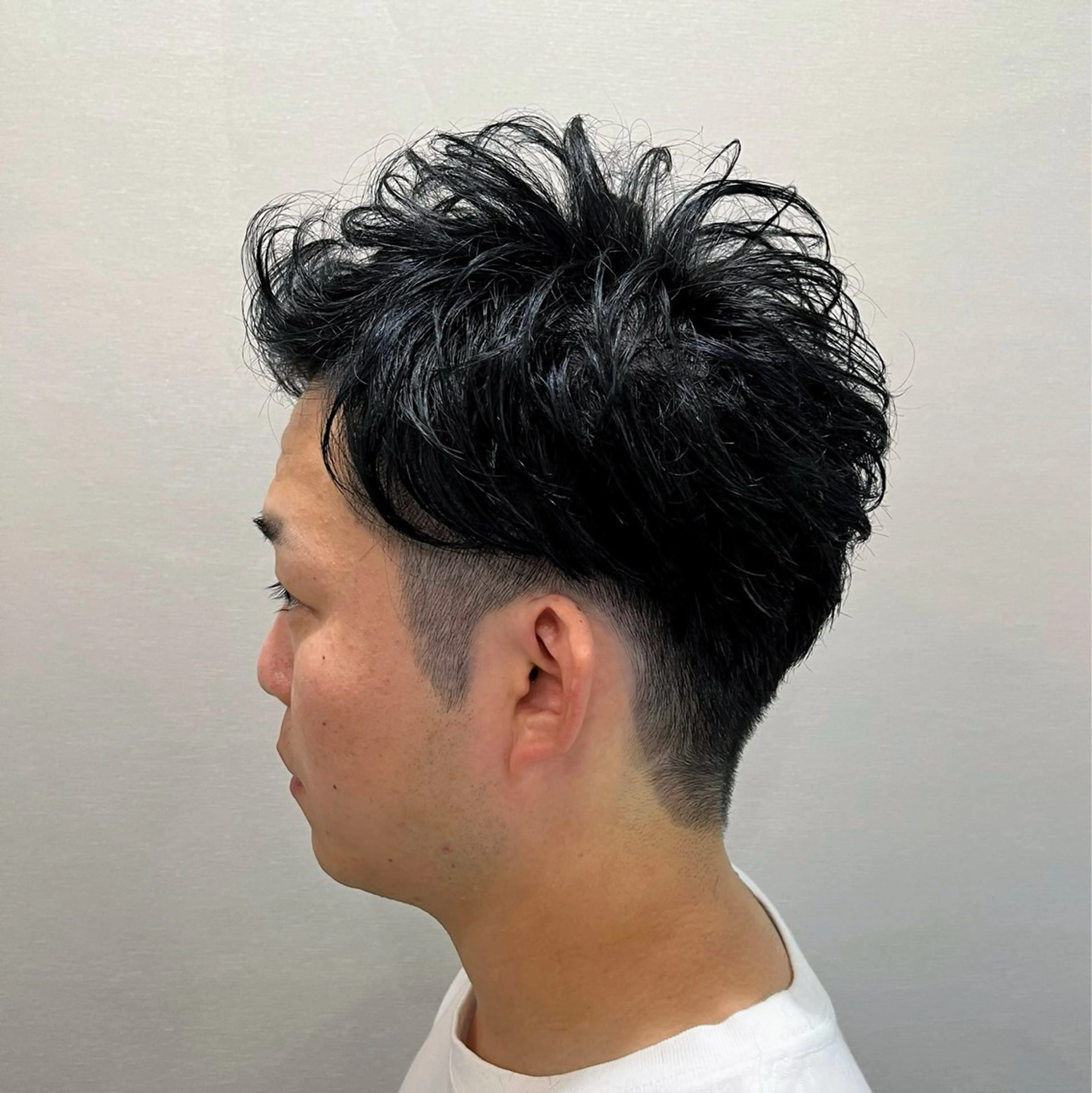 パーマ メンズ カット パーマ Chic 押上 山口 卓朗のヘアスタイル