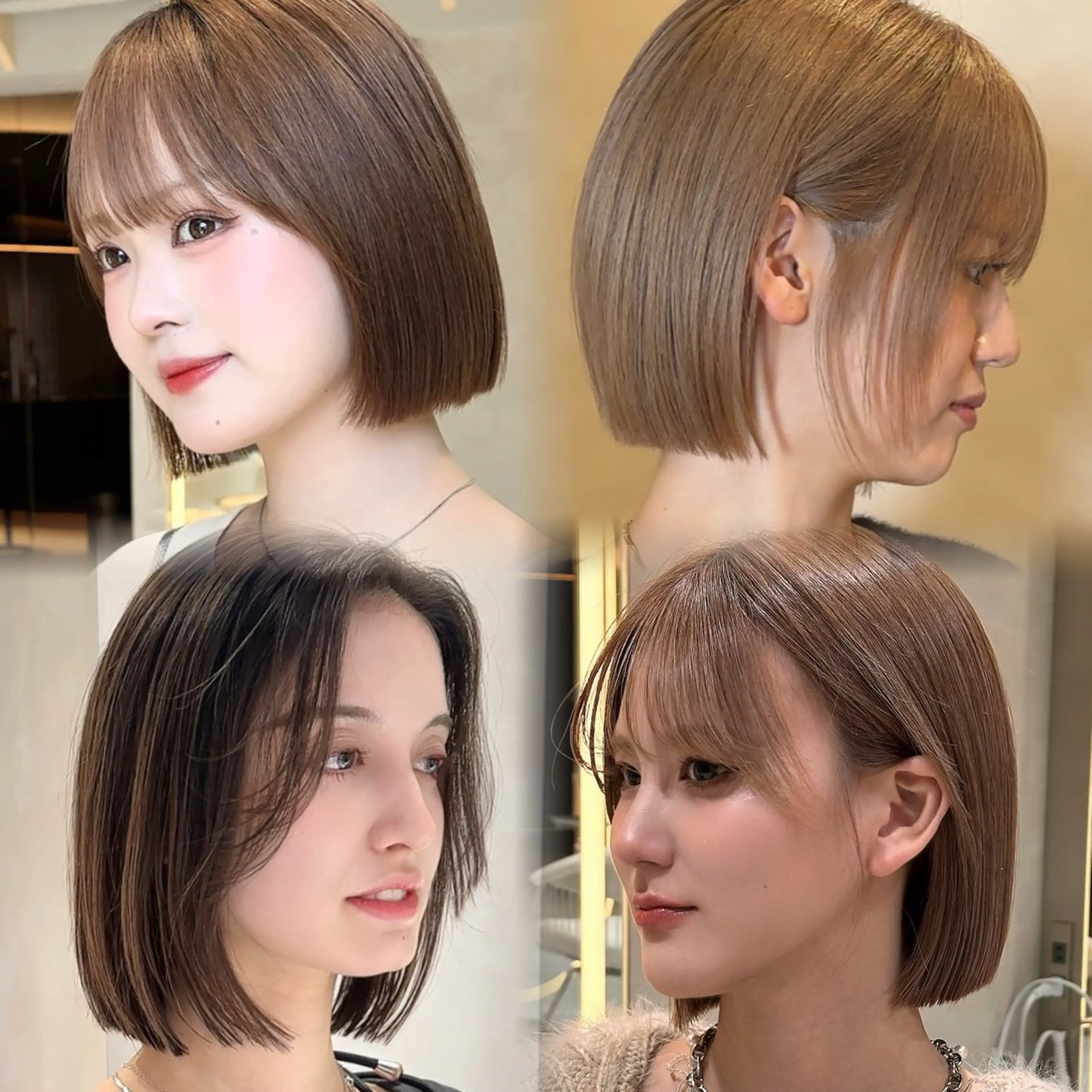 ショート カラー カット ヘアカラー トリートメント 原宿/ボブ/髪質改善 /韓国レイヤー/優希のヘアスタイル