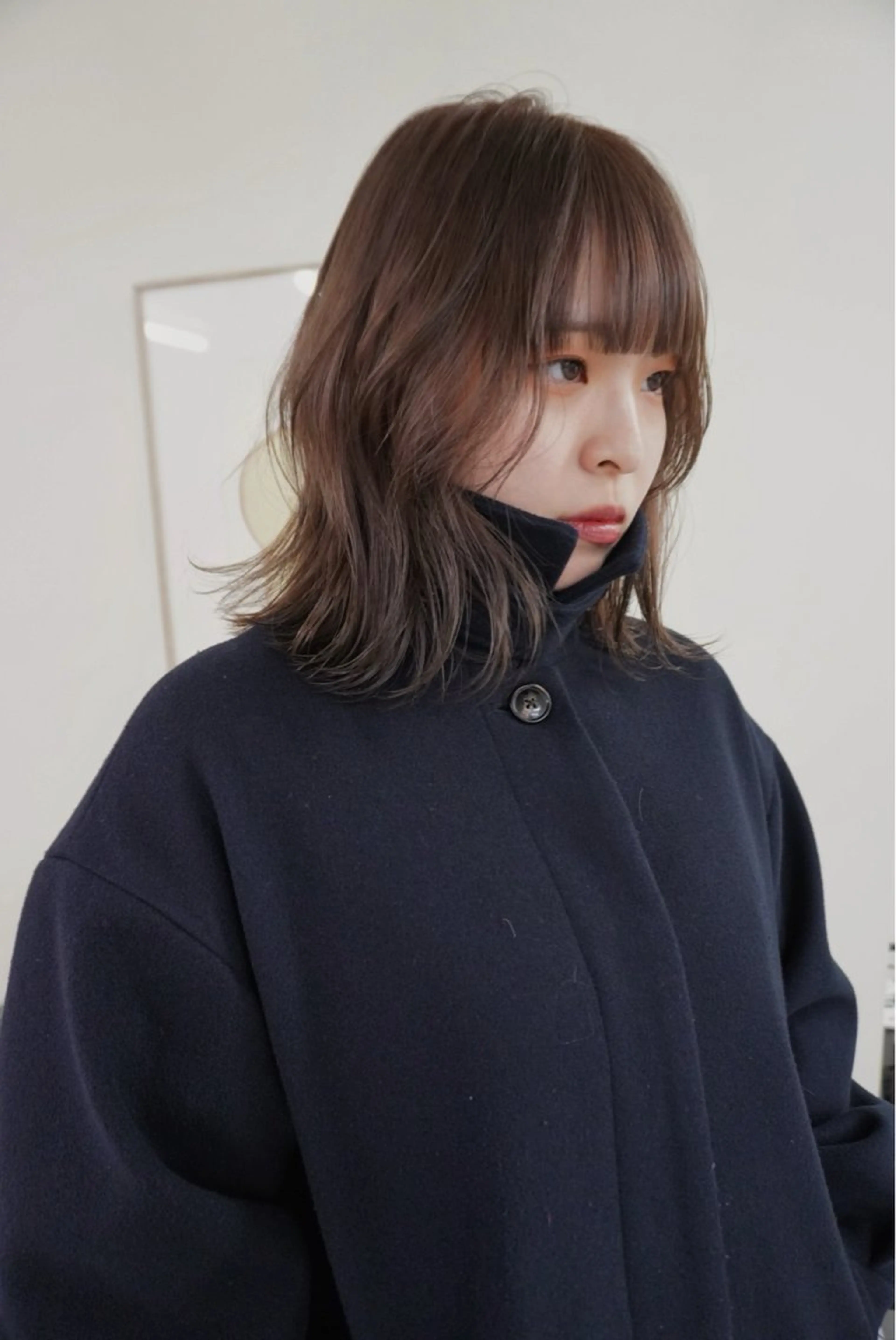 ミディアム カラー カット ヘアカラー トリートメント 小林 美咲のヘアスタイル