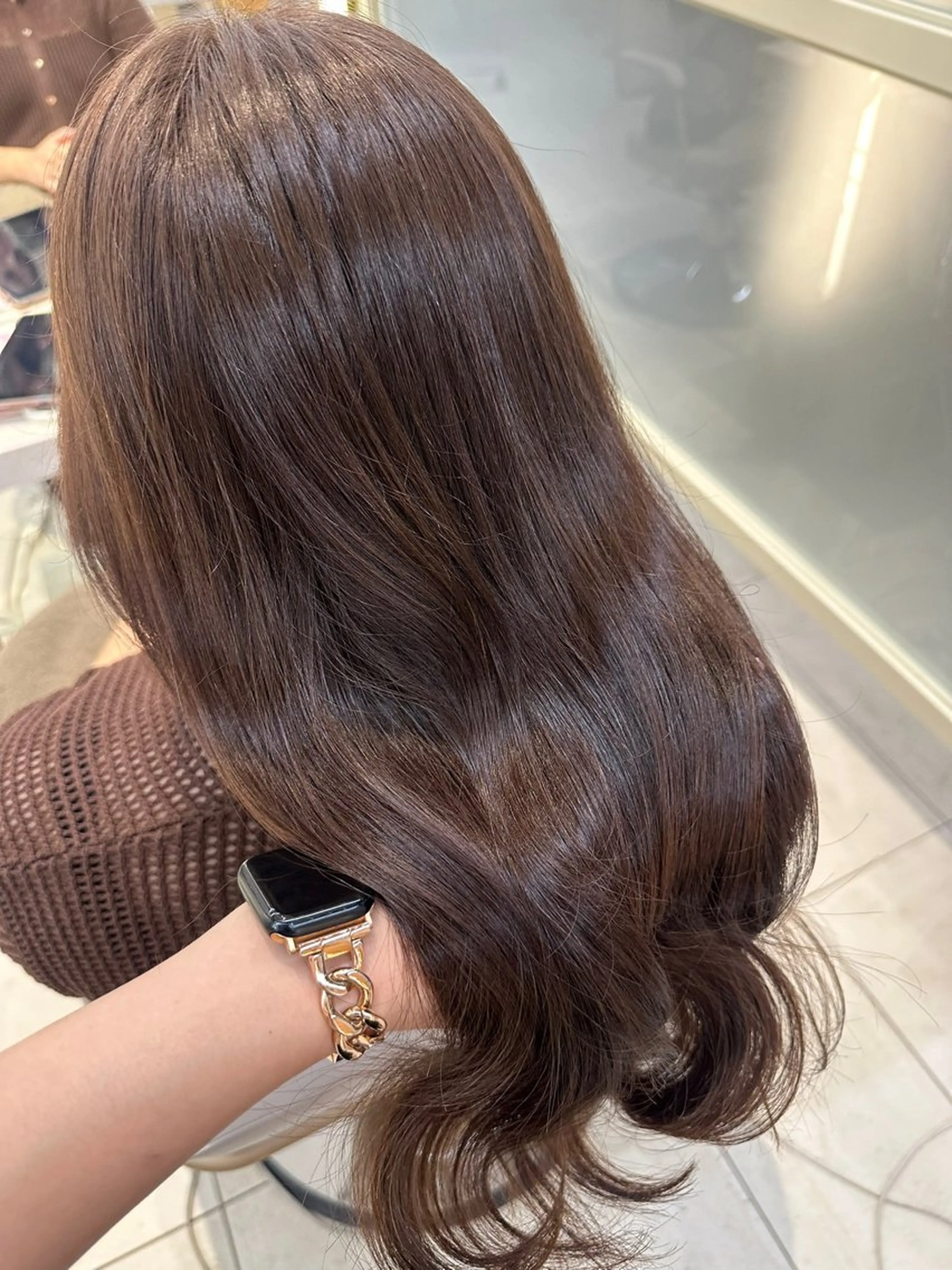 ロング oto🎀×美髪× シースルー前髪🤍のヘアスタイル