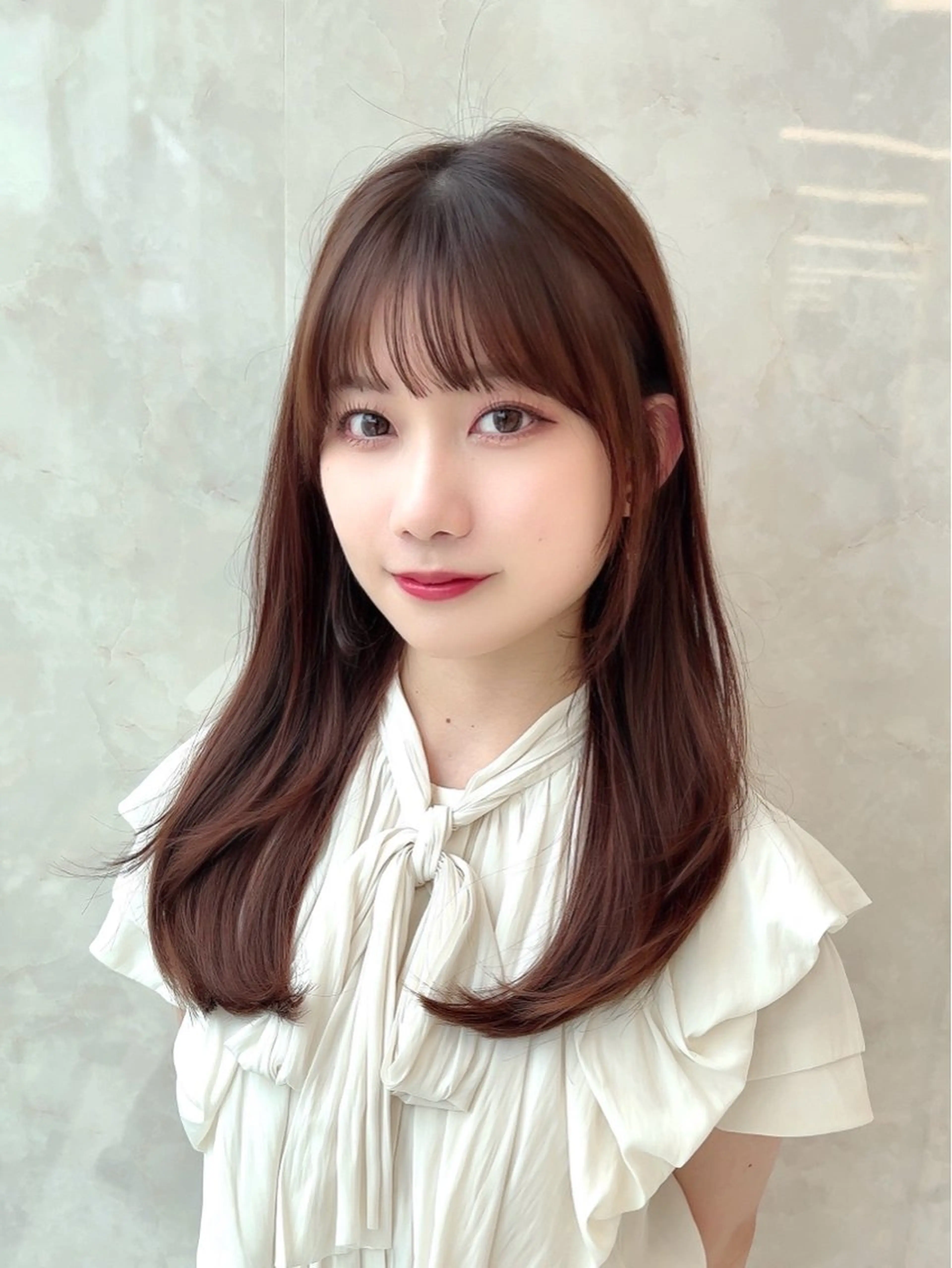 ロング カラー MAEUL luna所属・前髪顔周り/レイヤー 韓国/桔川恒のヘアスタイル