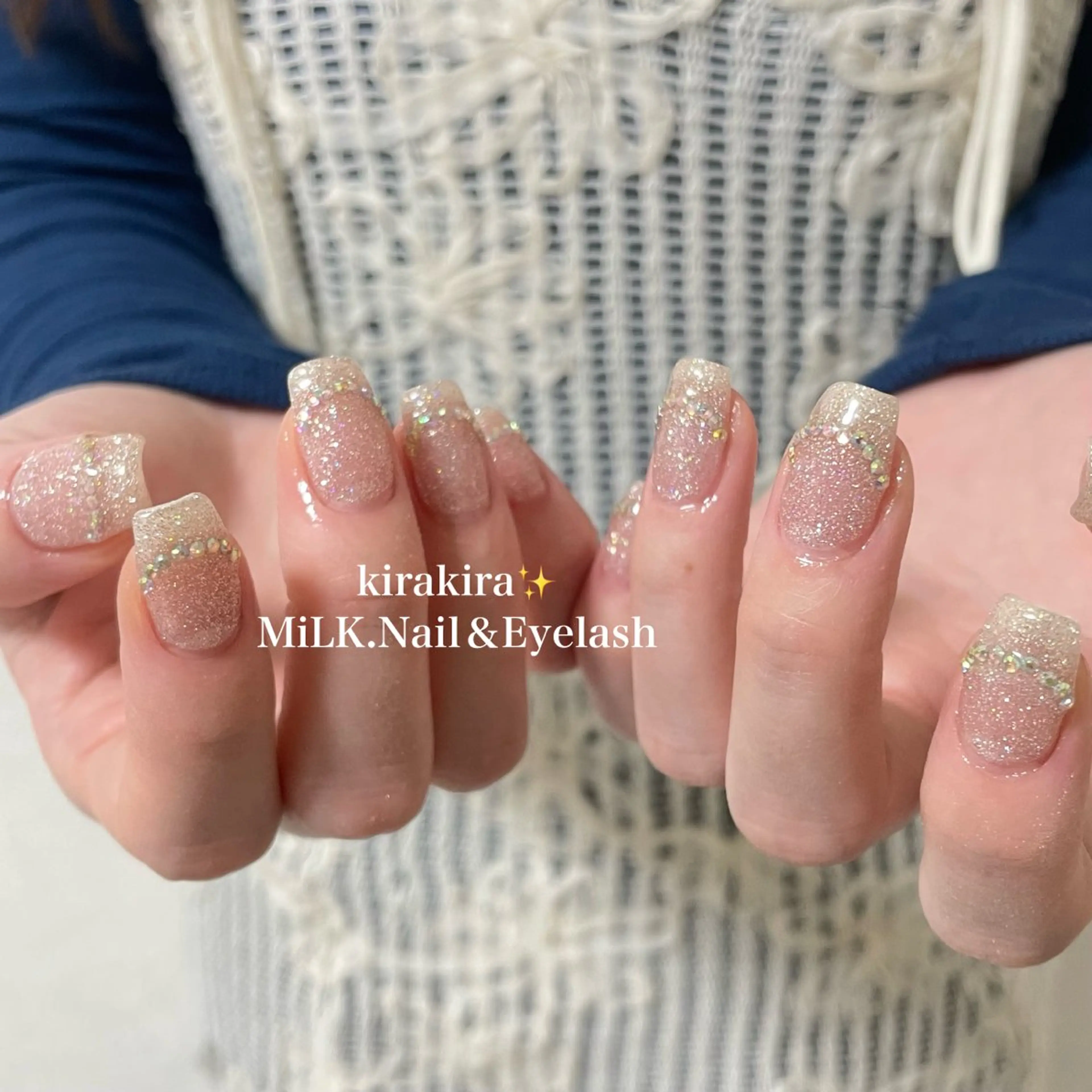 ネイル ハンドネイル MiLK.   Nail&Eyelash所属・MiLK. wakaのマツエク・マツパデザイン