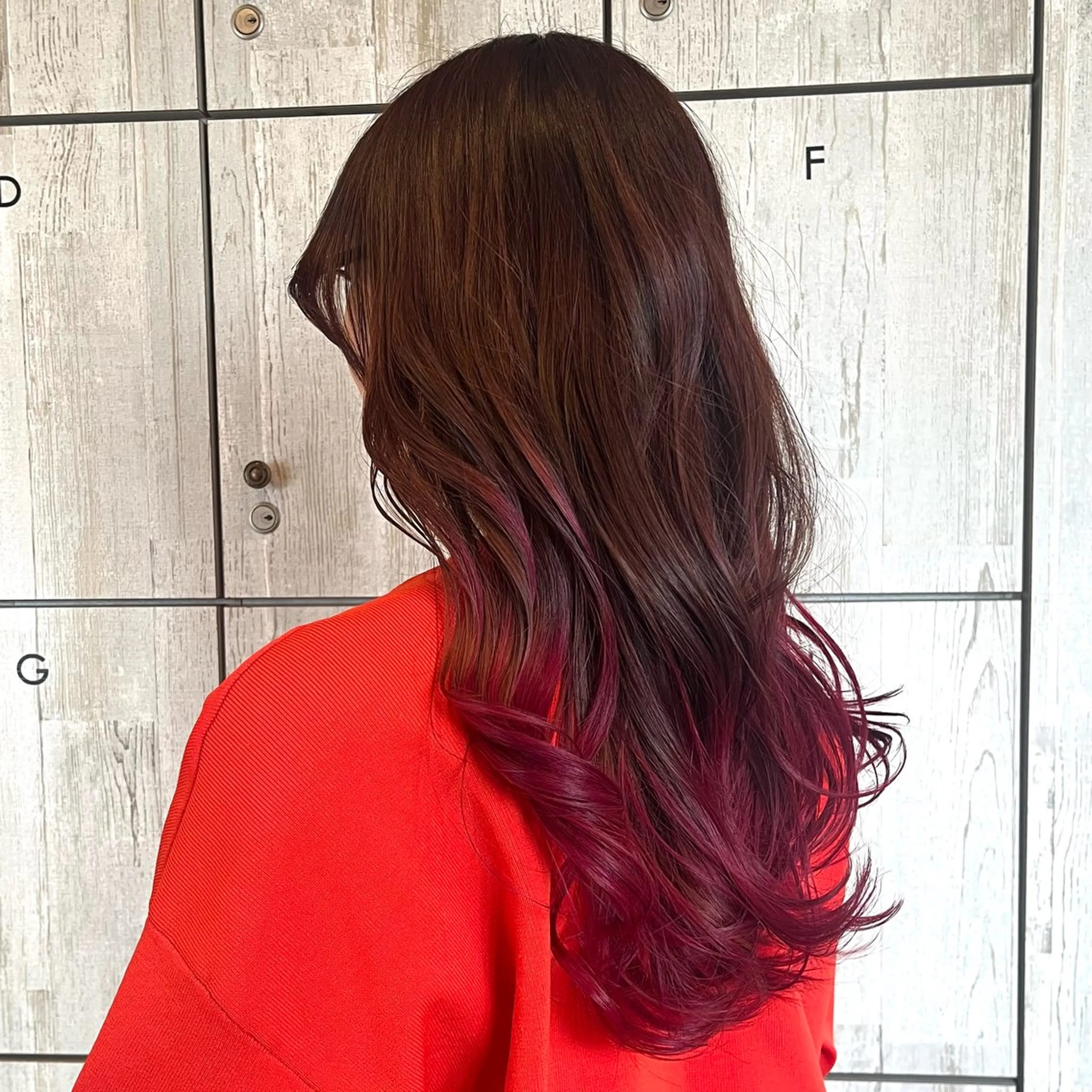 ロング カラー カラー/韓国レイヤー /ブリーチ/hinaのヘアスタイル