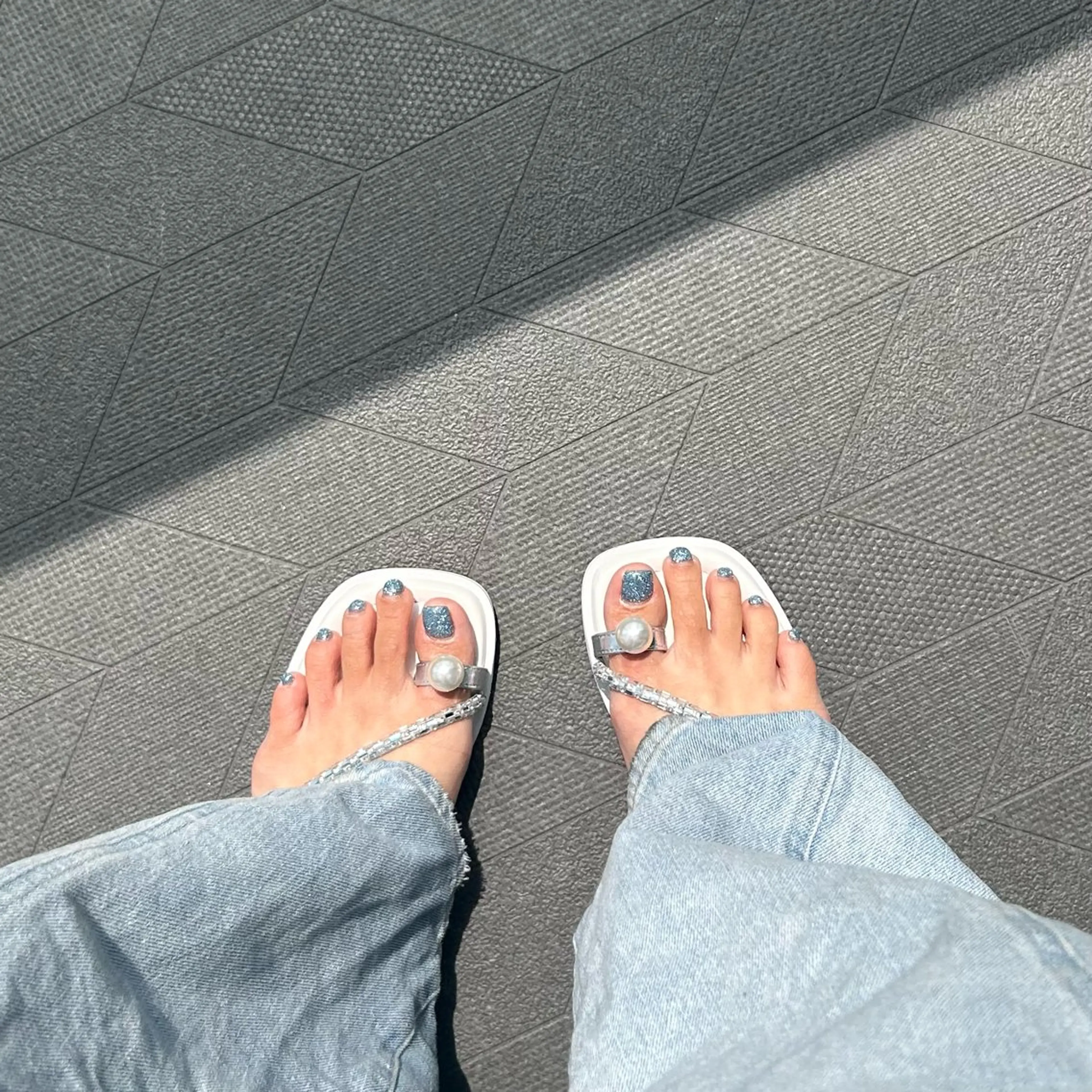 ネイル フラッシュネイル フットネイル junna のぞいてねのネイルデザイン