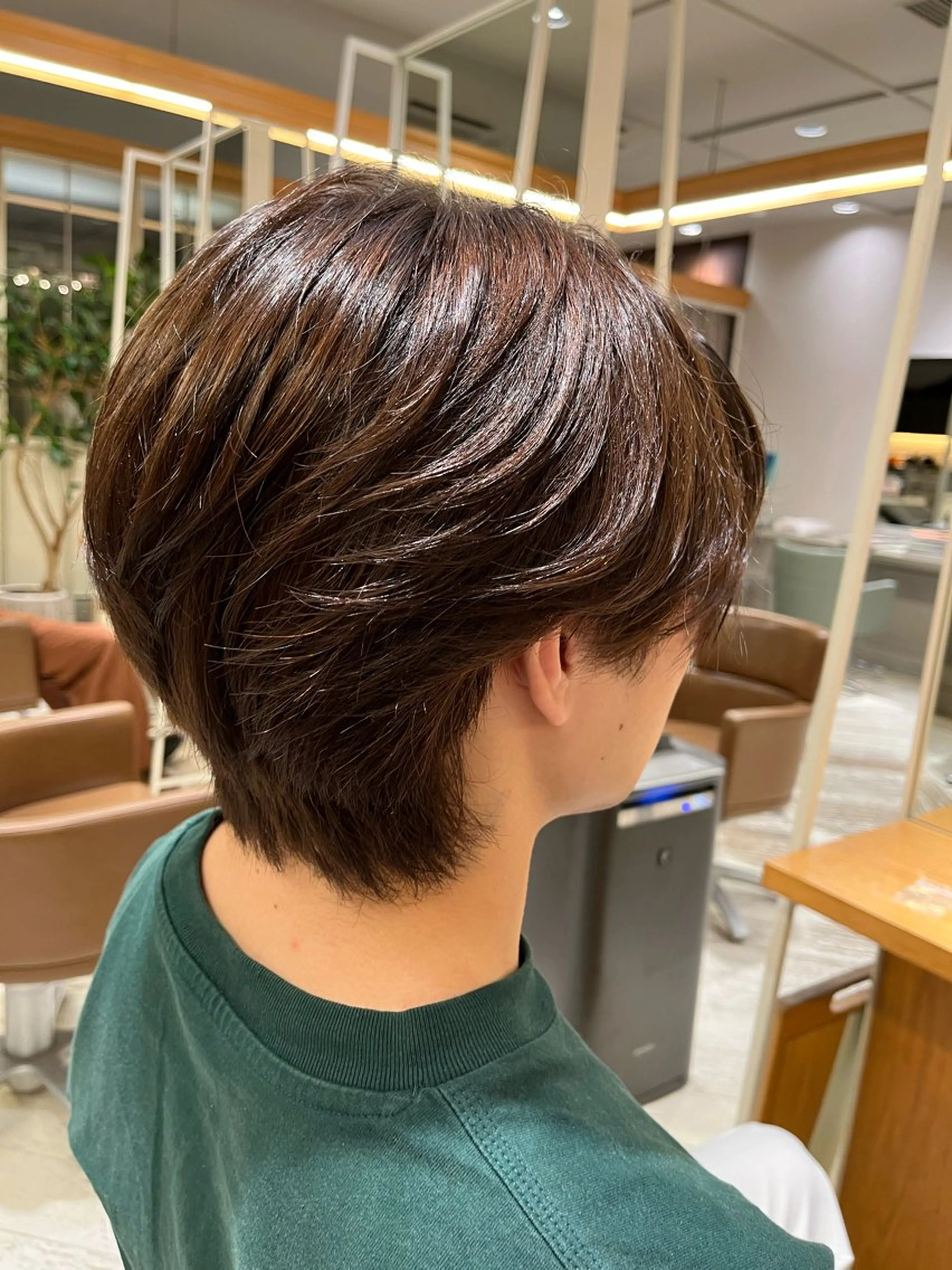 ショート カラー ブラウンカラー ✨ショートヘア ✨ロイのヘアスタイル