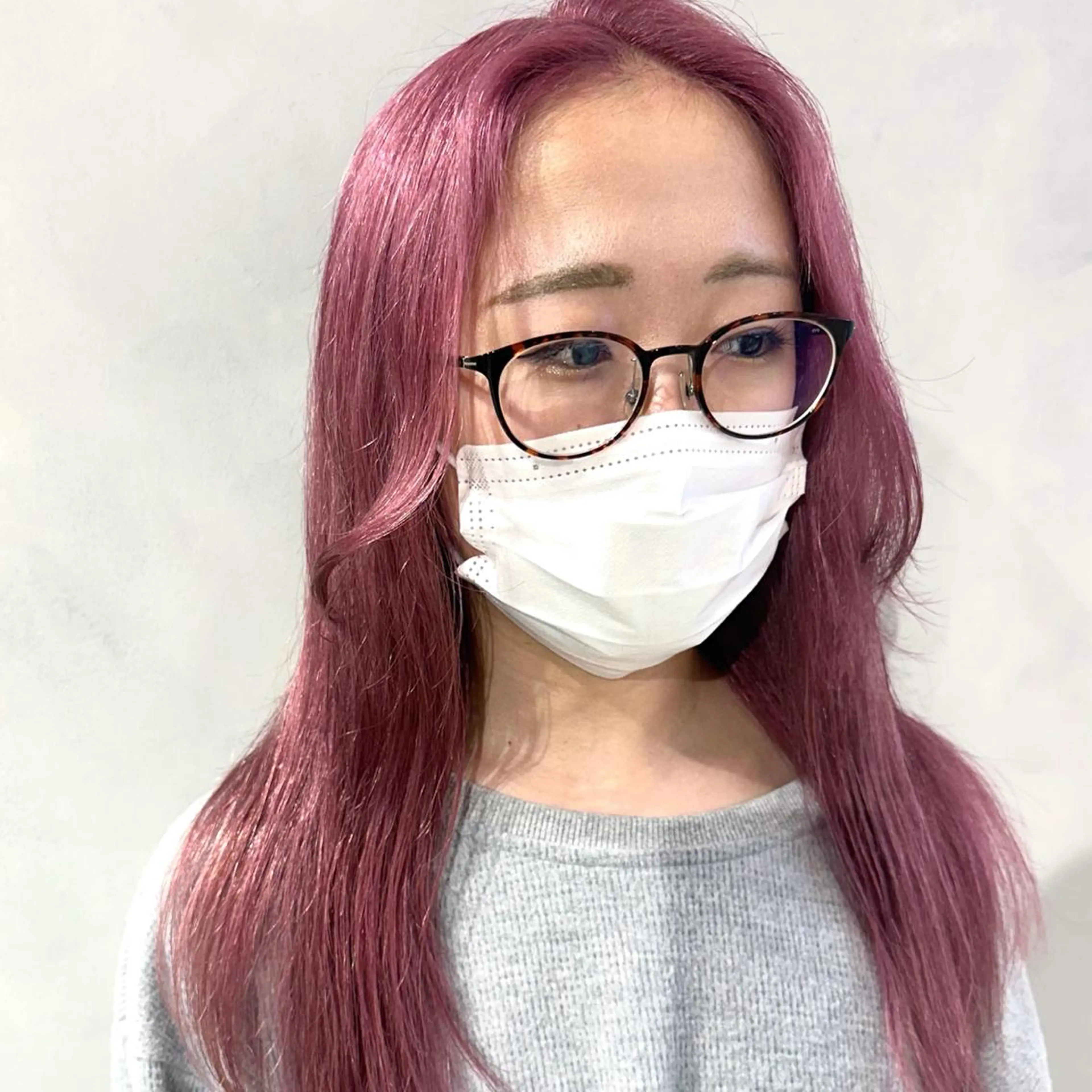 セミロング カラー カット ヘアカラー トリートメント デザインカラー/パー マ🦖外岡咲希🦖のヘアスタイル