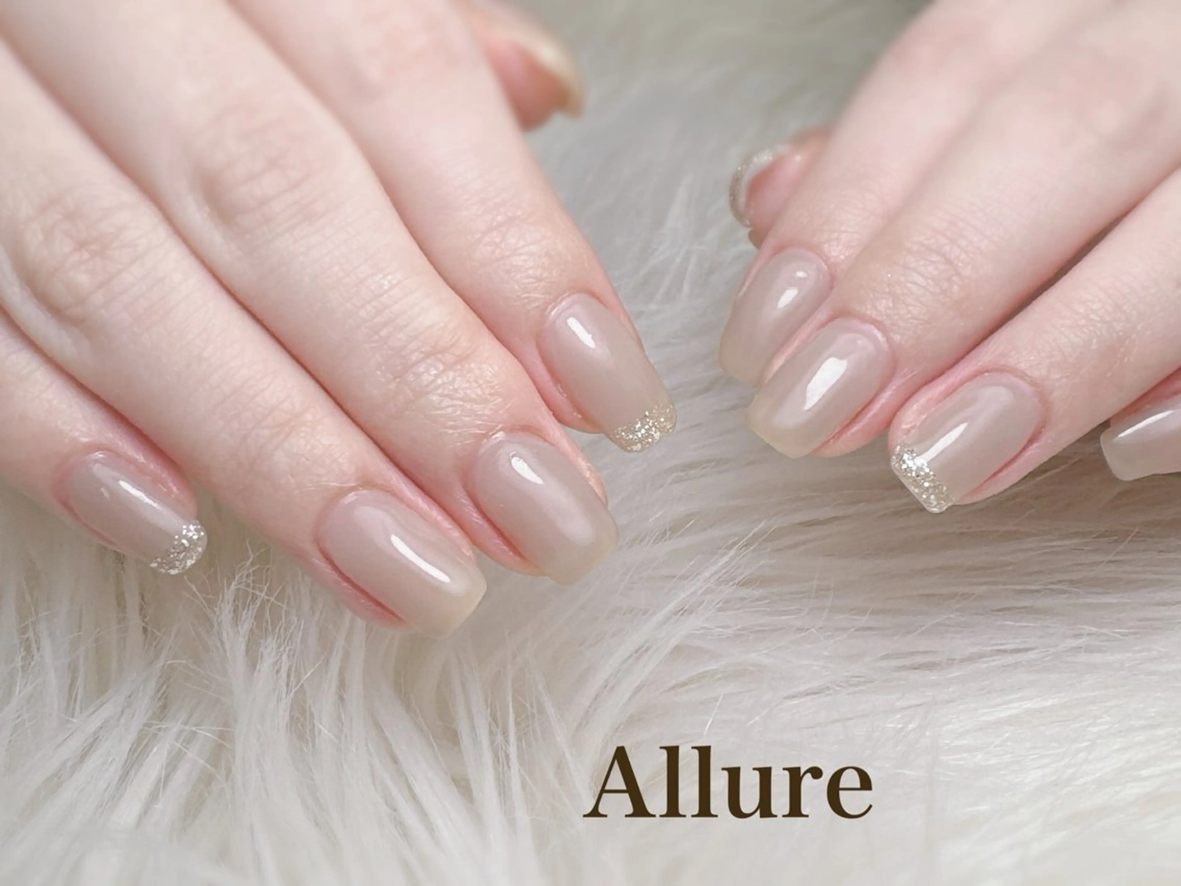 ネイル ラメ(グリッター) ワンカラーネイル Allure Yuuのネイルデザイン
