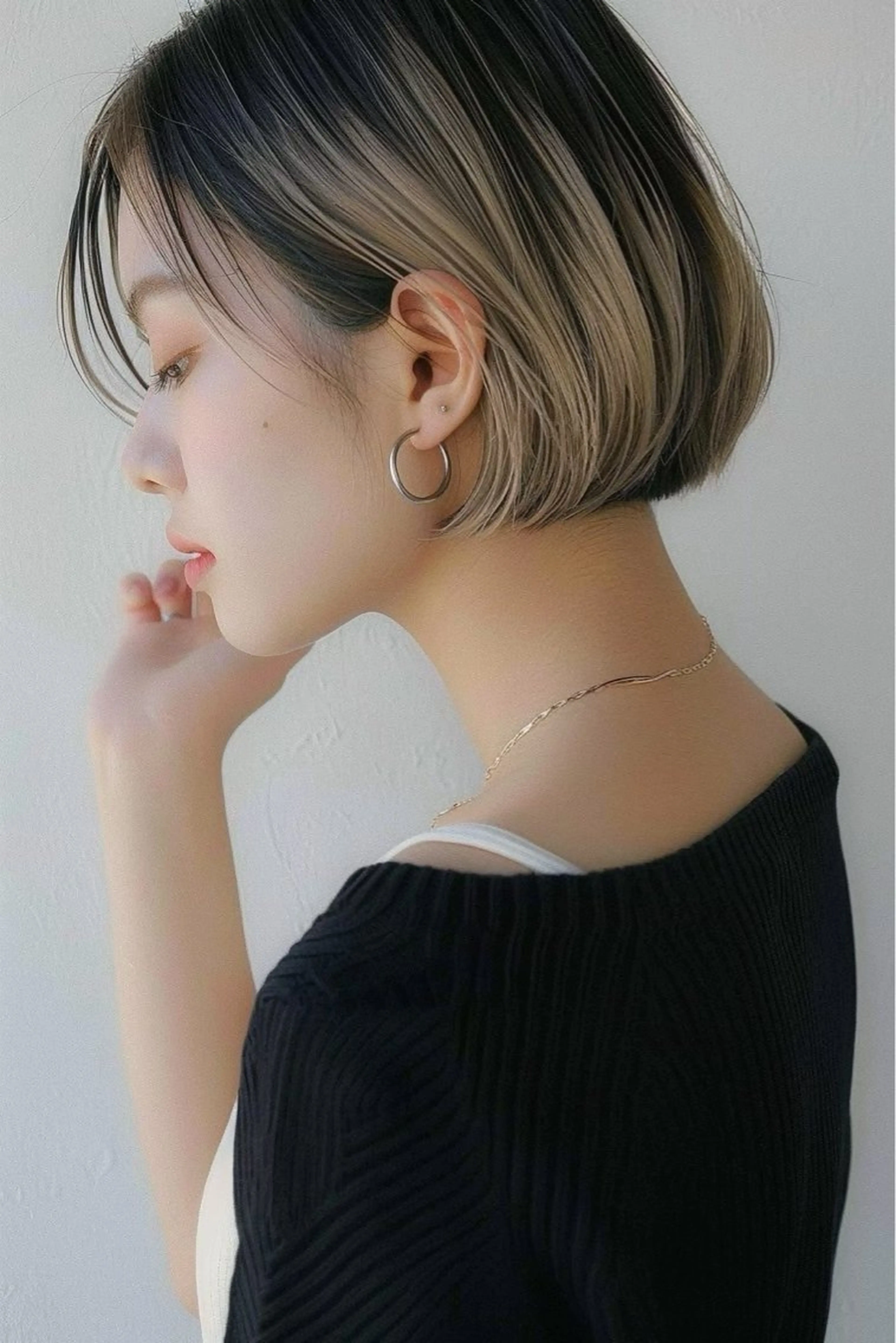 ショート カラー lana hair 新宿/髪質改善/韓国のヘアスタイル