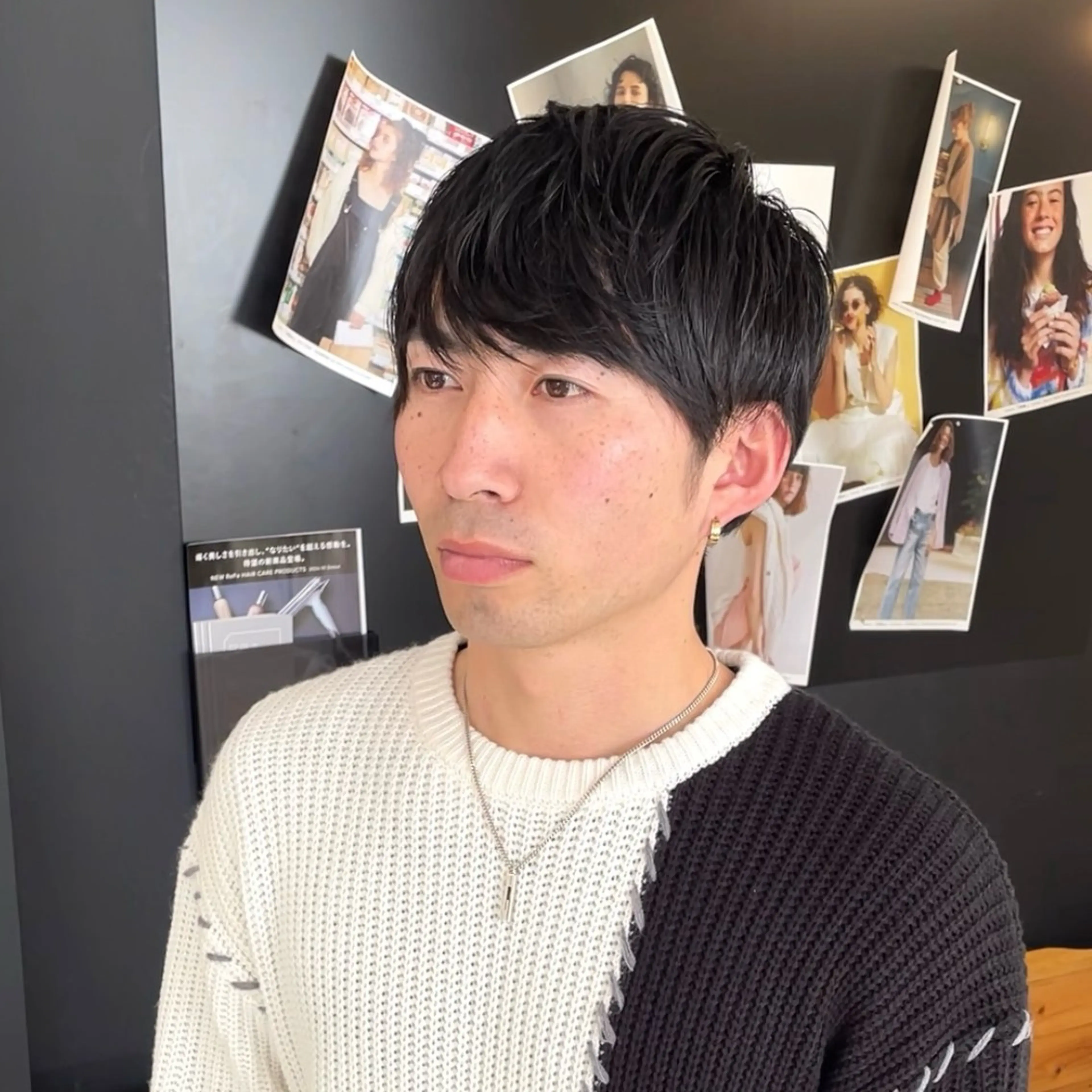 パーマ メンズ メンズパーマ ニュアンスパーマ 長町/酸性ストレート /曲がる縮毛矯正のヘアスタイル