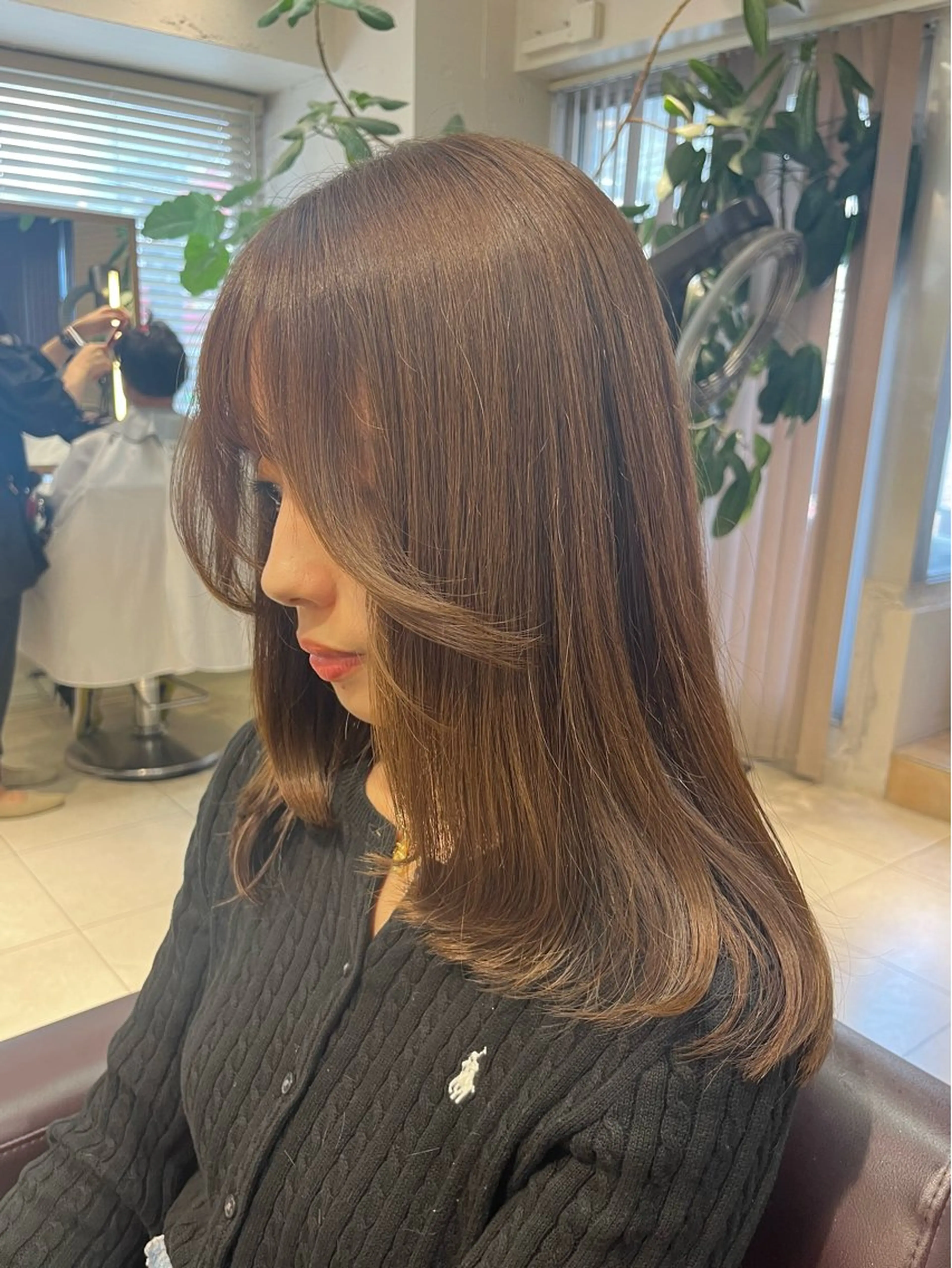ミディアム カット cheri ／akaneのヘアスタイル